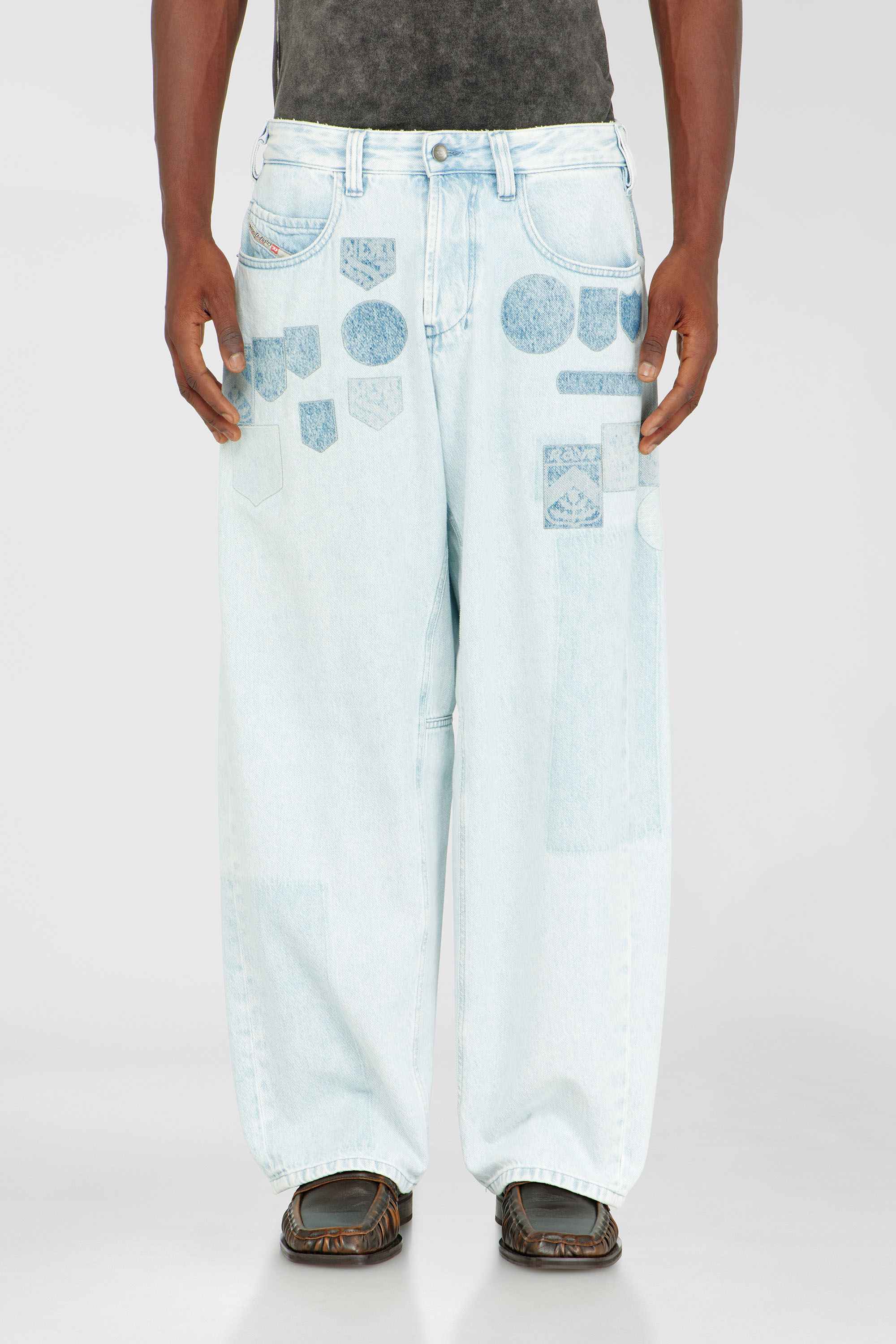 Blue Relaxed Jeans Regular Waist 1997 D-Enim-M