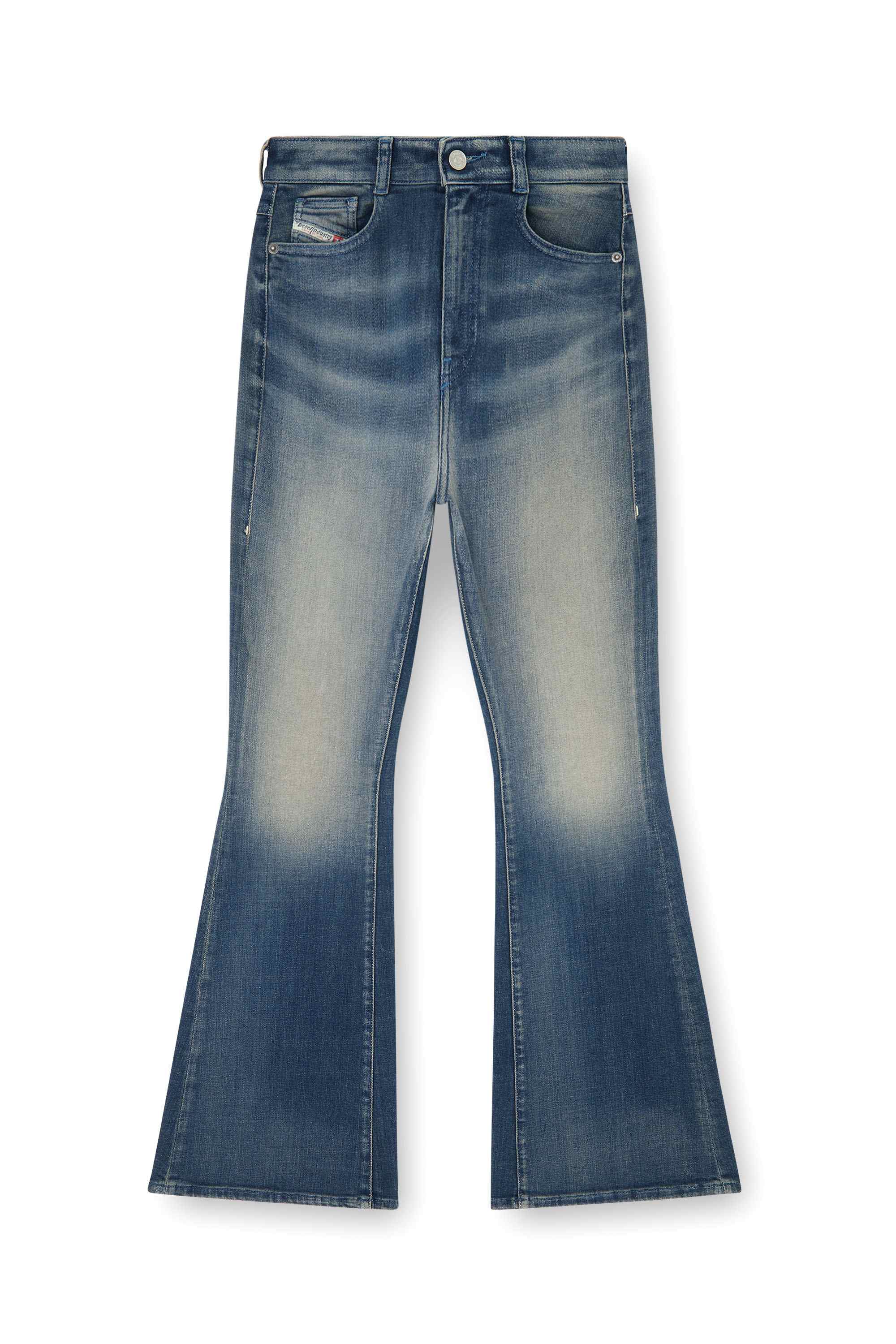 Dark blue Bootcut Jeans High Waist 1973 D-Partt