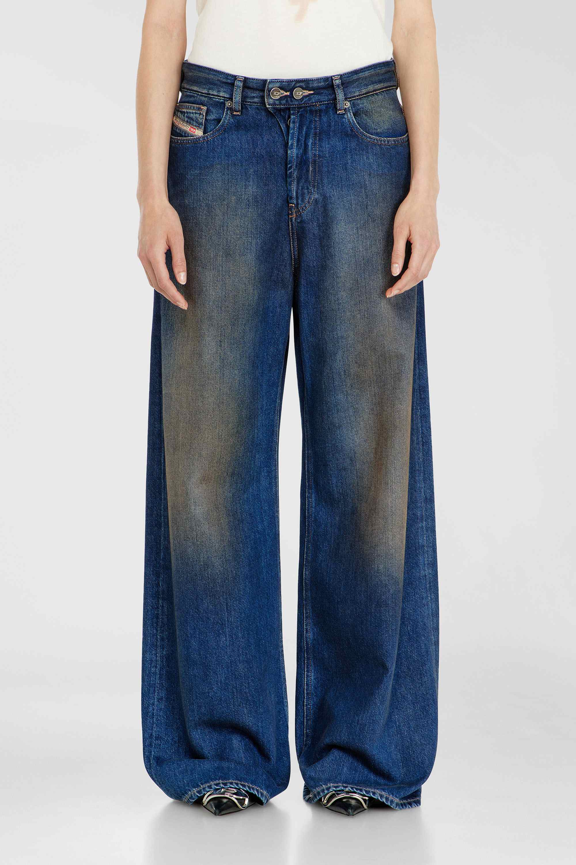 Blue Relaxed Jeans Low Waist 1996 D-Sire