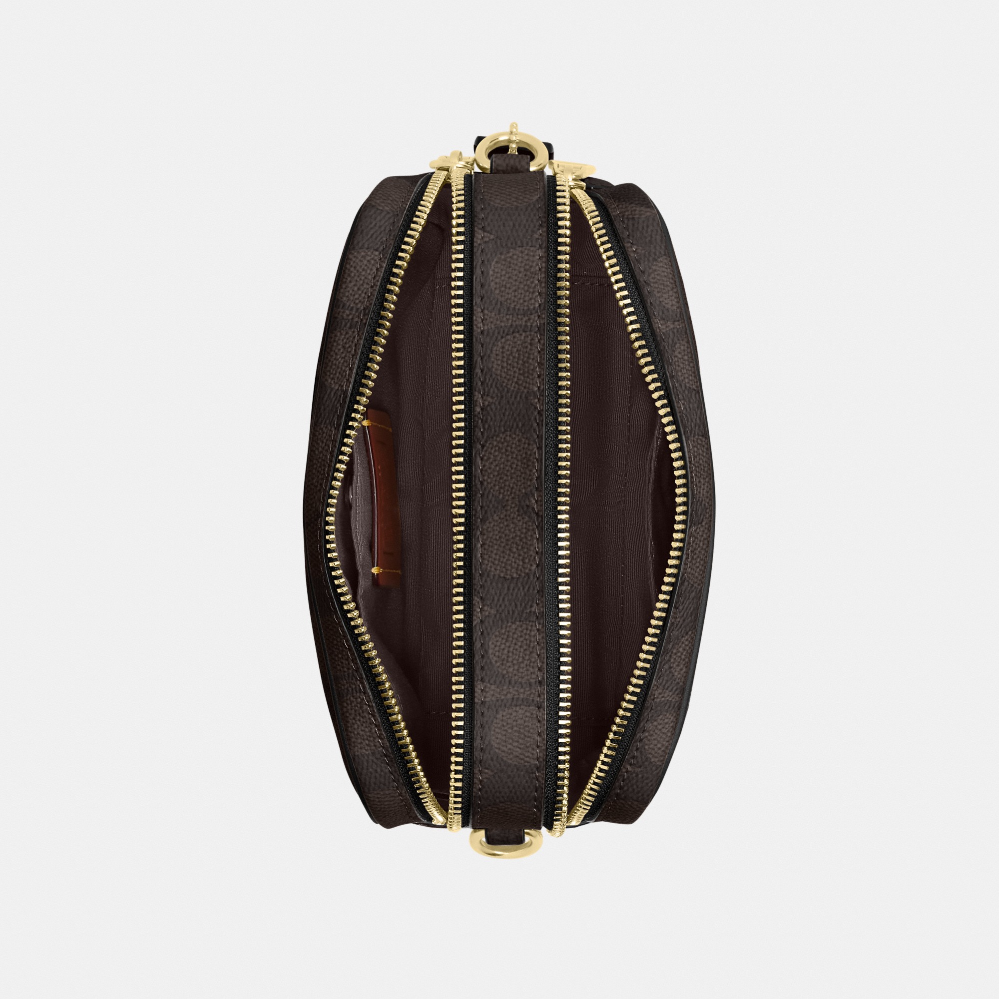 Mini Carey Crossbody Bag In Signature Canvas