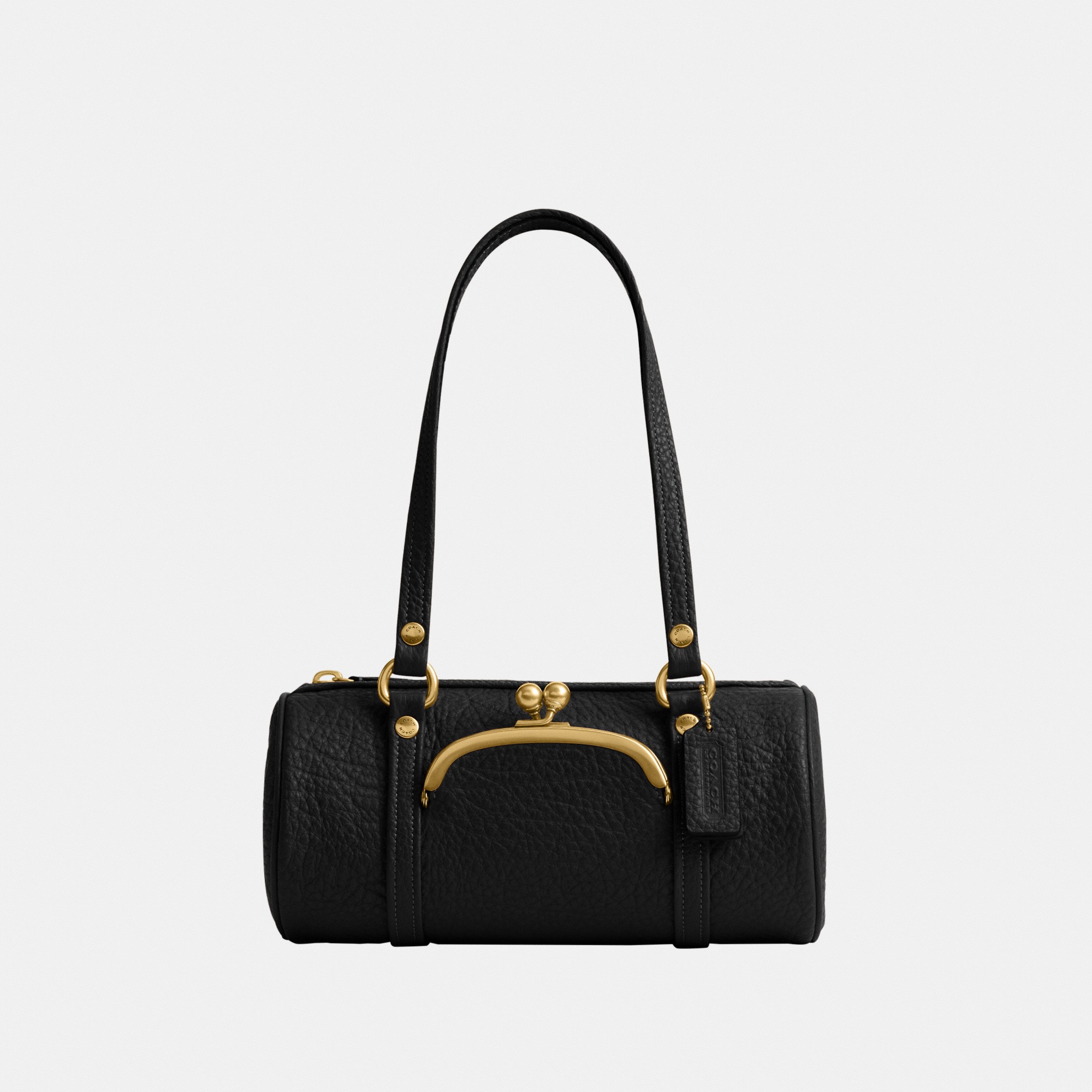 Kisslock Barrel Bag 28