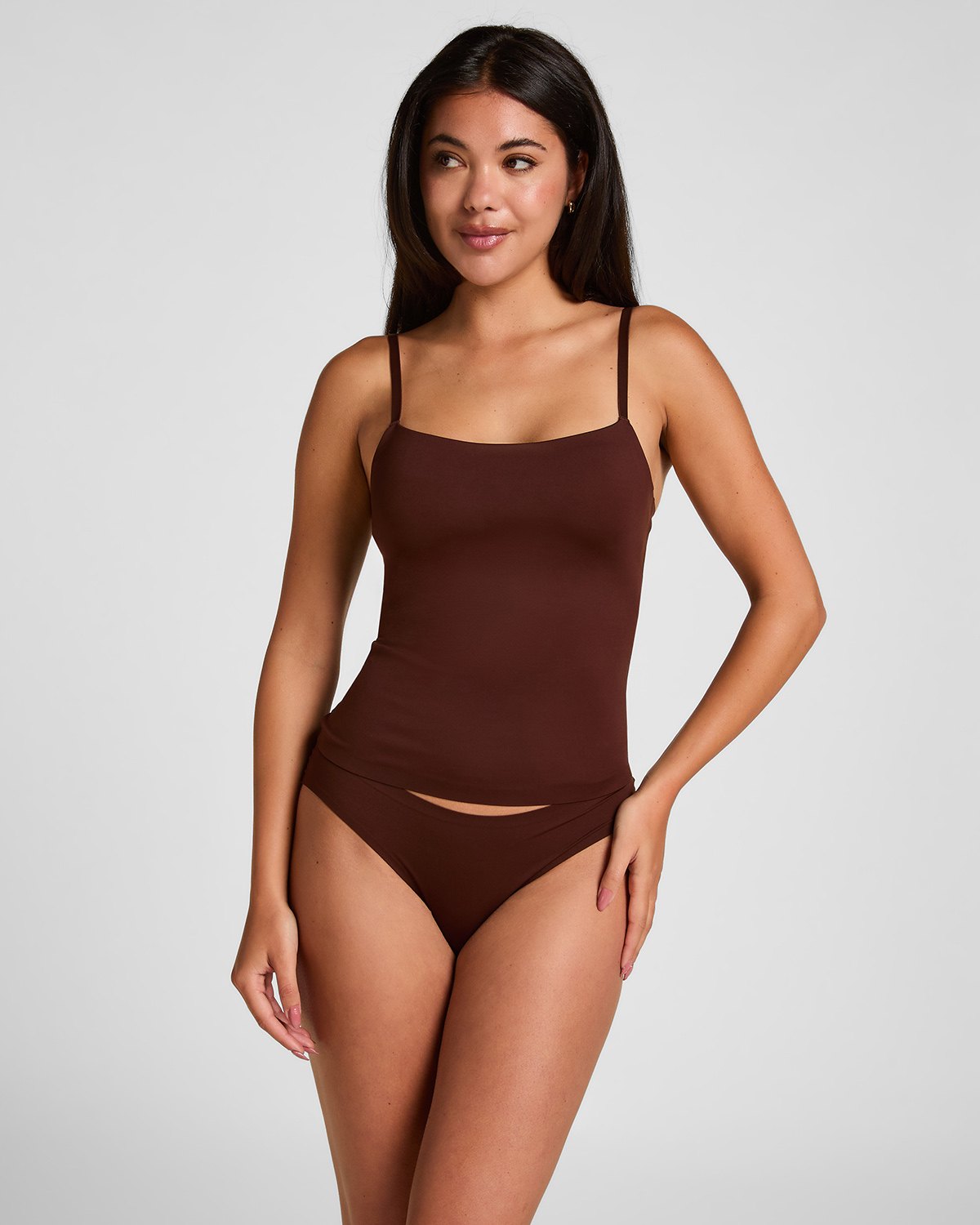 Super Comfort Chicory Coffee Cami Set