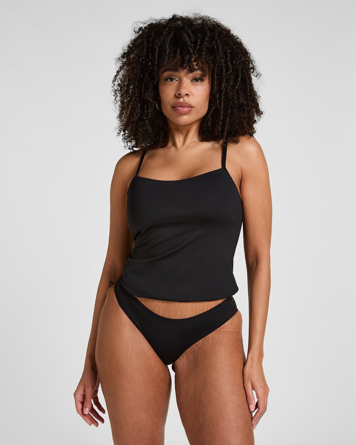 Super Comfort Caviar Black Cami Set