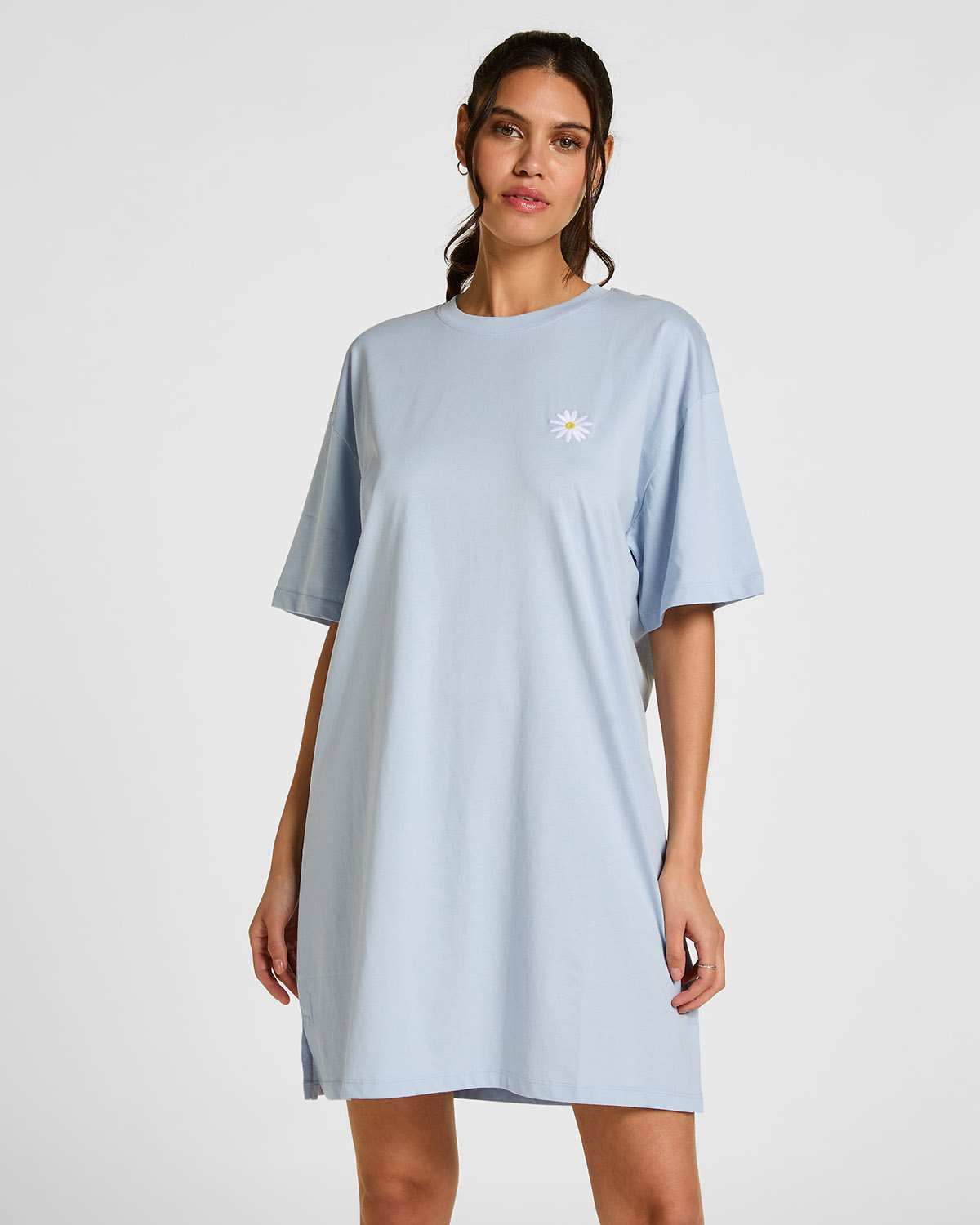 Blue Roundneck Nightshirt