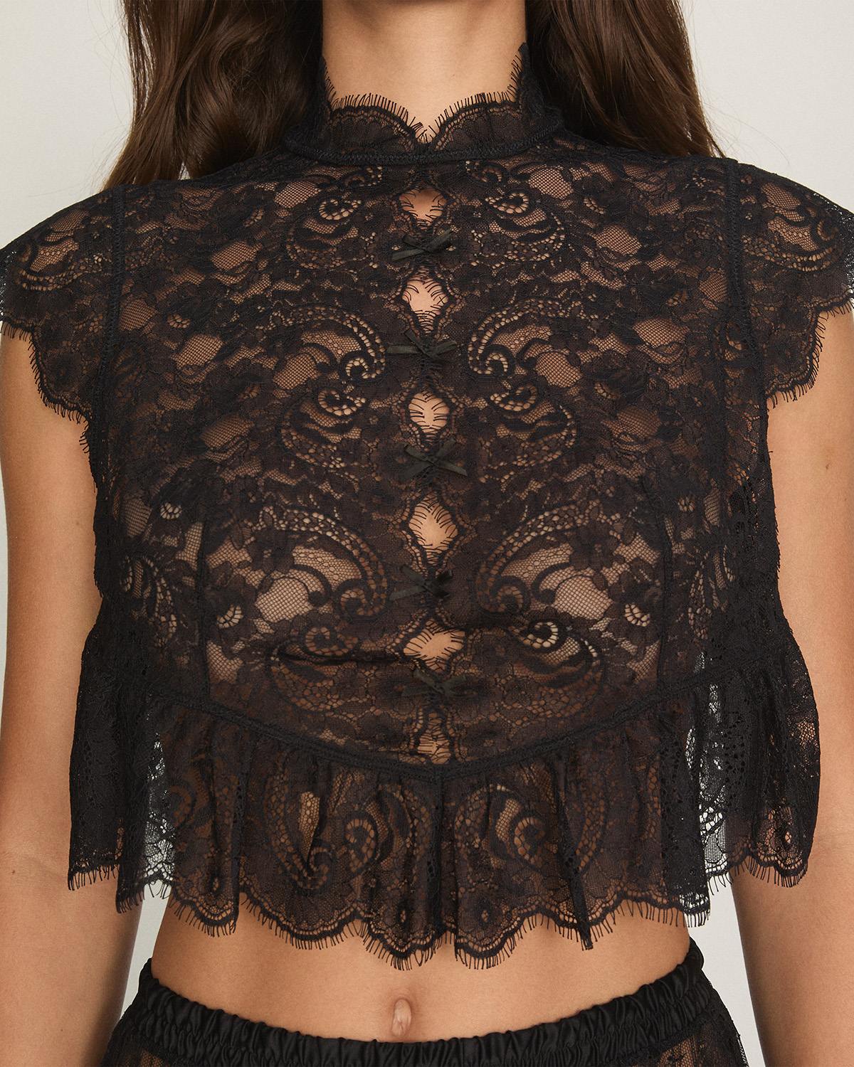 Top Allover Lace Legacy - Black
