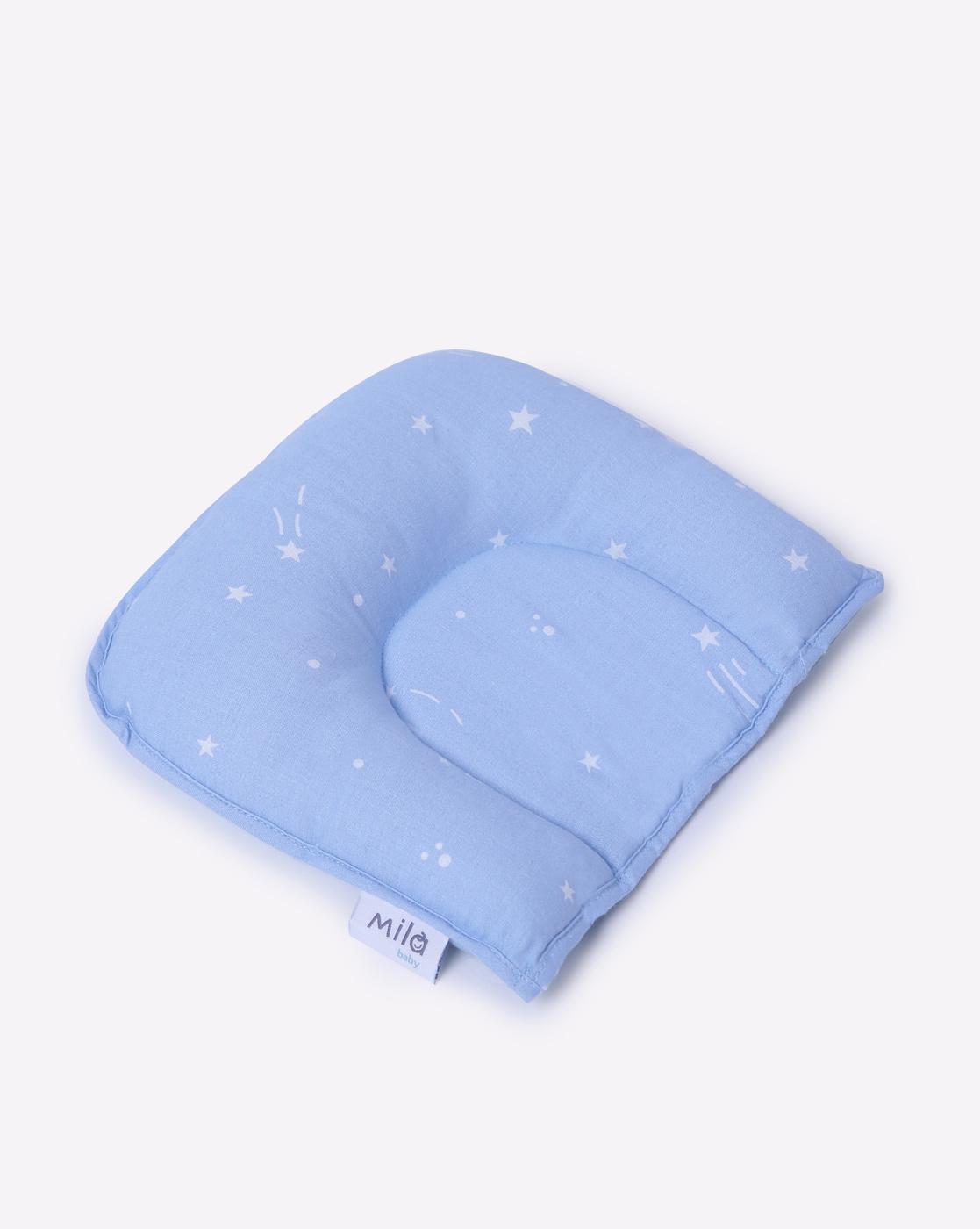 Mila Baby Blue Stars Baby Pillow