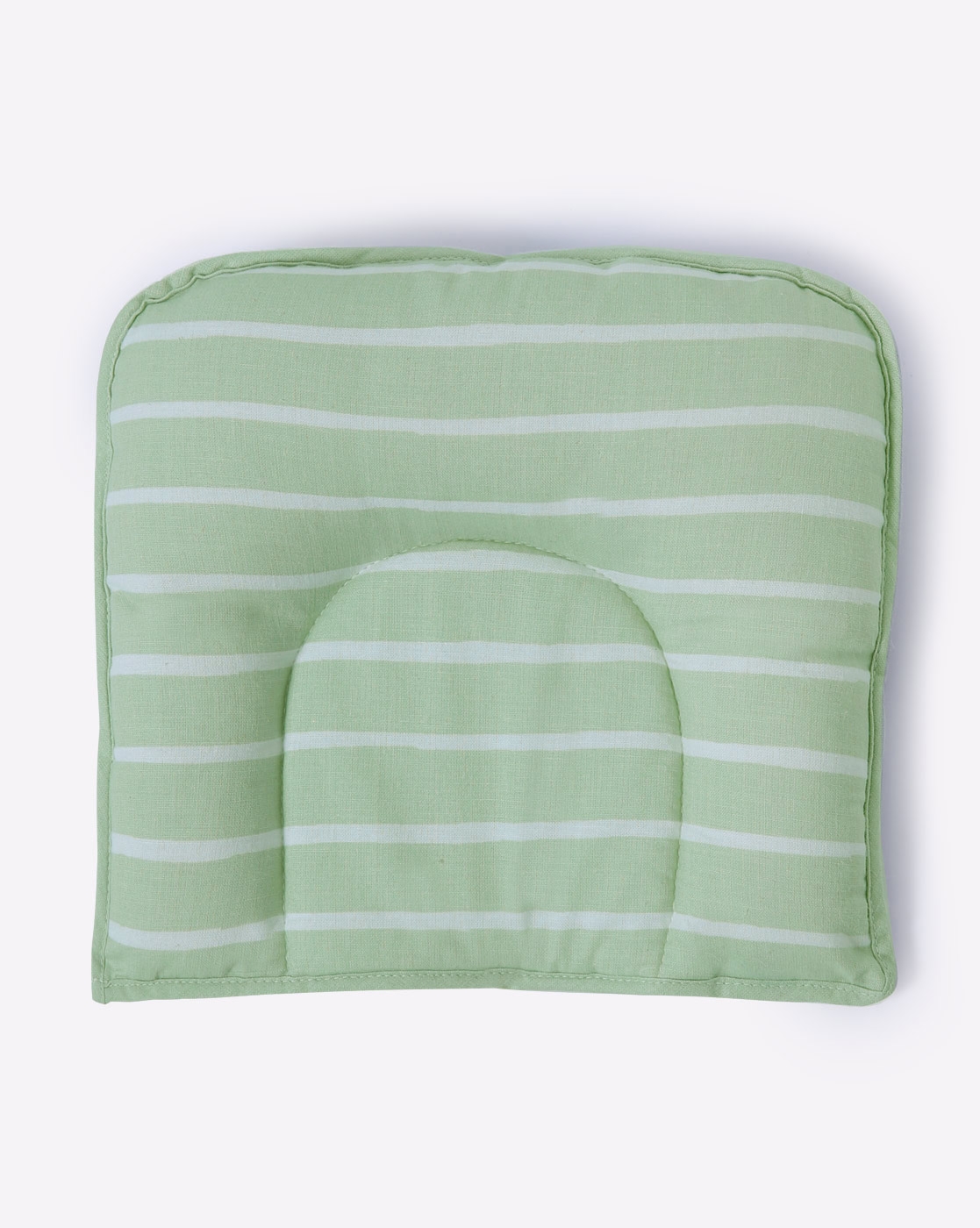 Mothercare | Mila Baby Green Stripes Baby Pillow 0