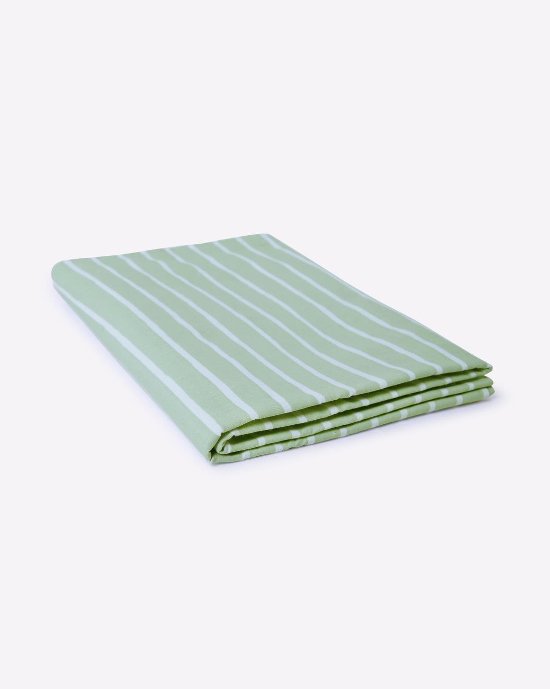 Mothercare | Mila Baby Green Stripes Flat Sheet 0