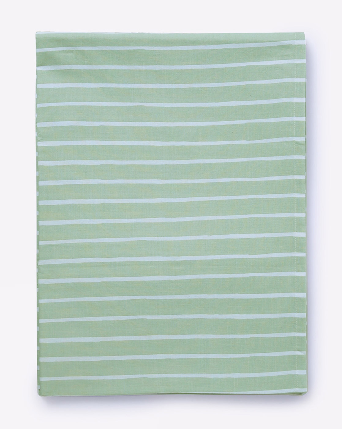 Mothercare | Mila Baby Green Stripes Large Fitted Sheet (Cot Bed) 0
