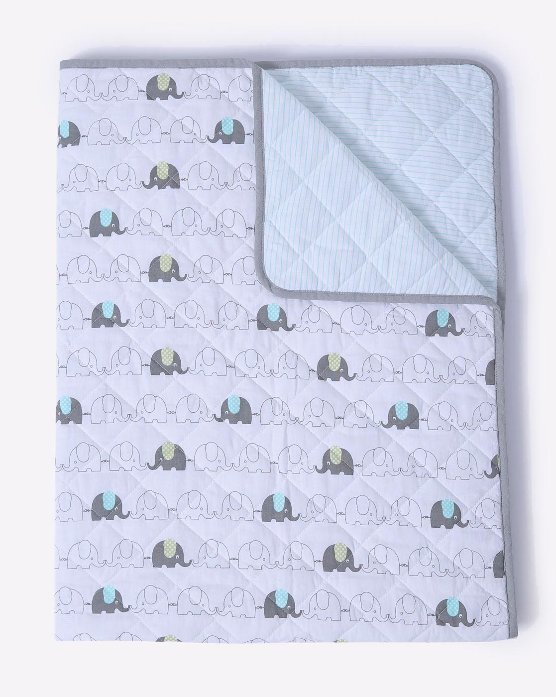 Mothercare | Mila Baby Elephant Quilted blanket (Large) 0