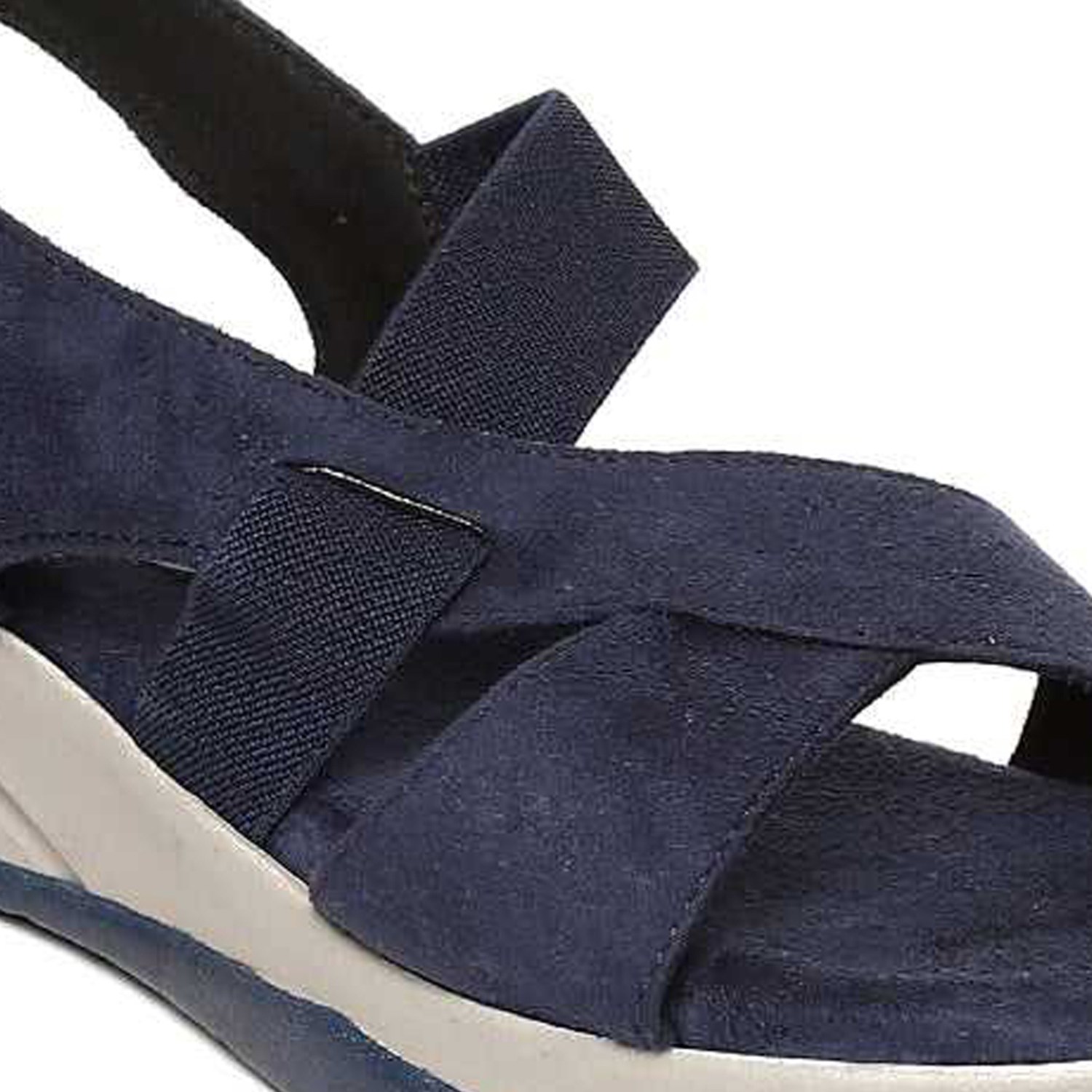 Monrow  Blue Wedge Heels