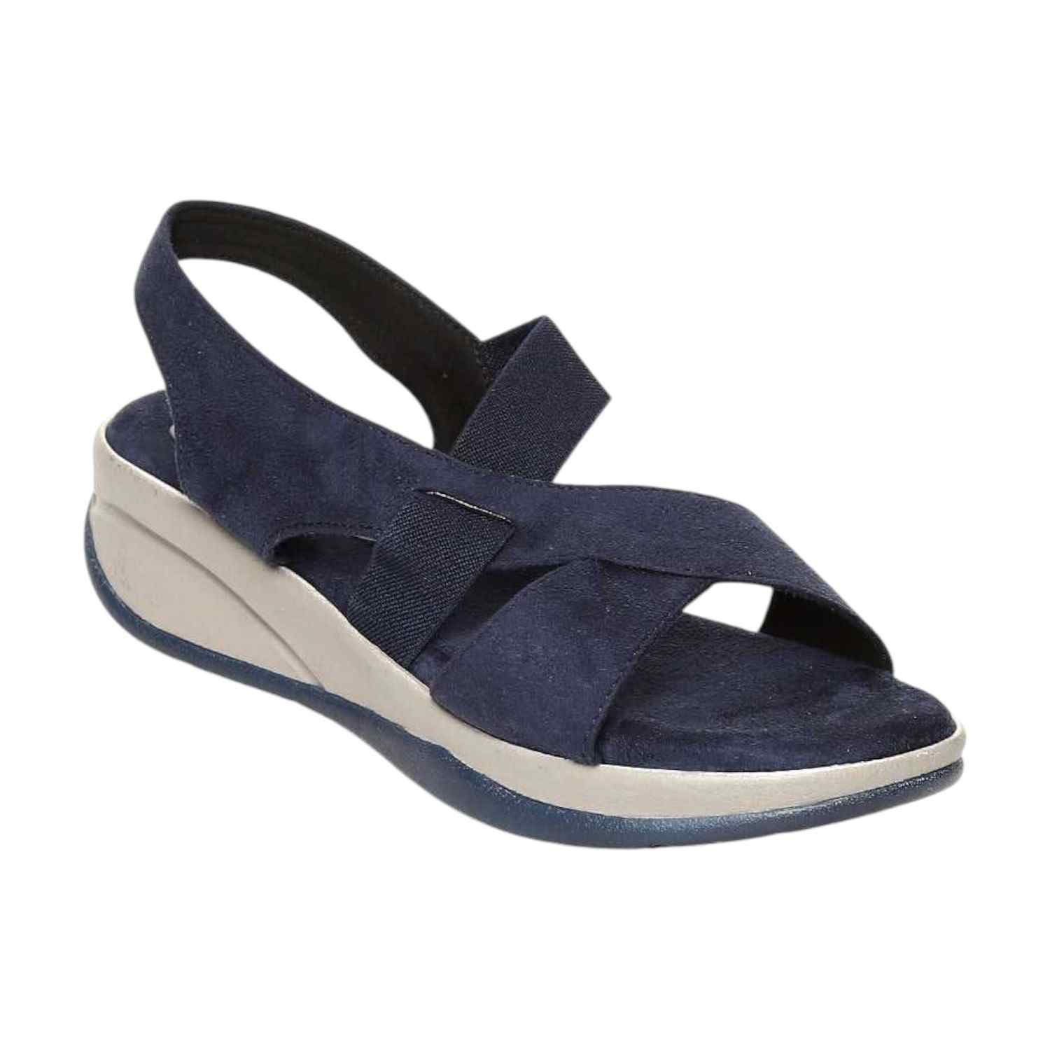 Monrow  Blue Wedge Heels