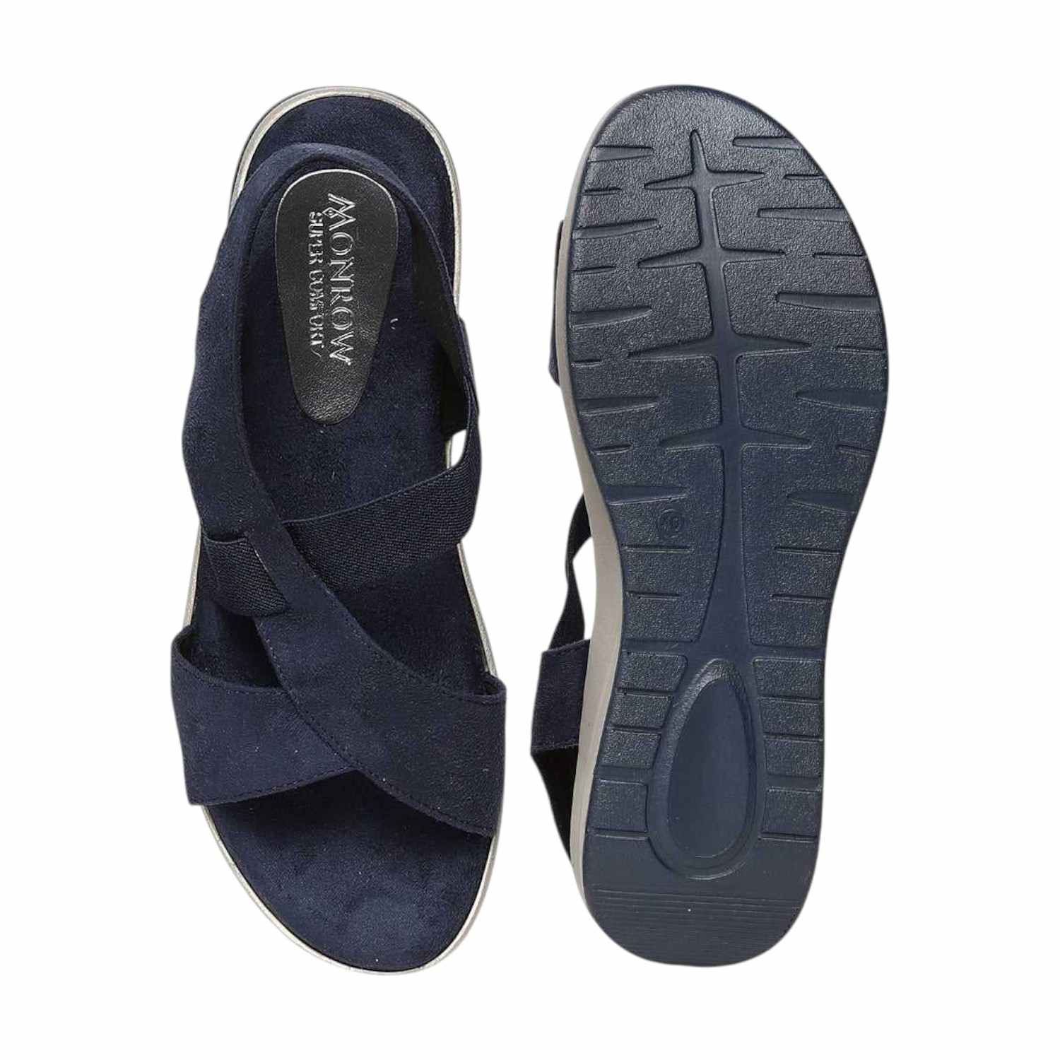 Monrow  Blue Wedge Heels