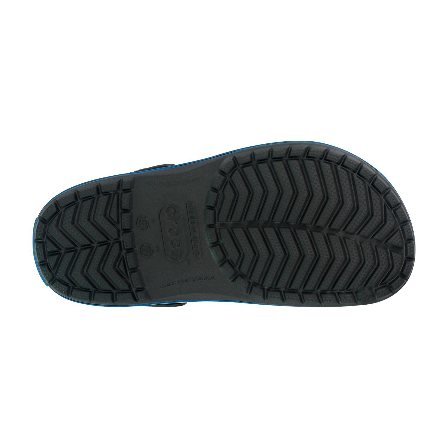 Crocband Charcoal-Ocean Unisex Clog