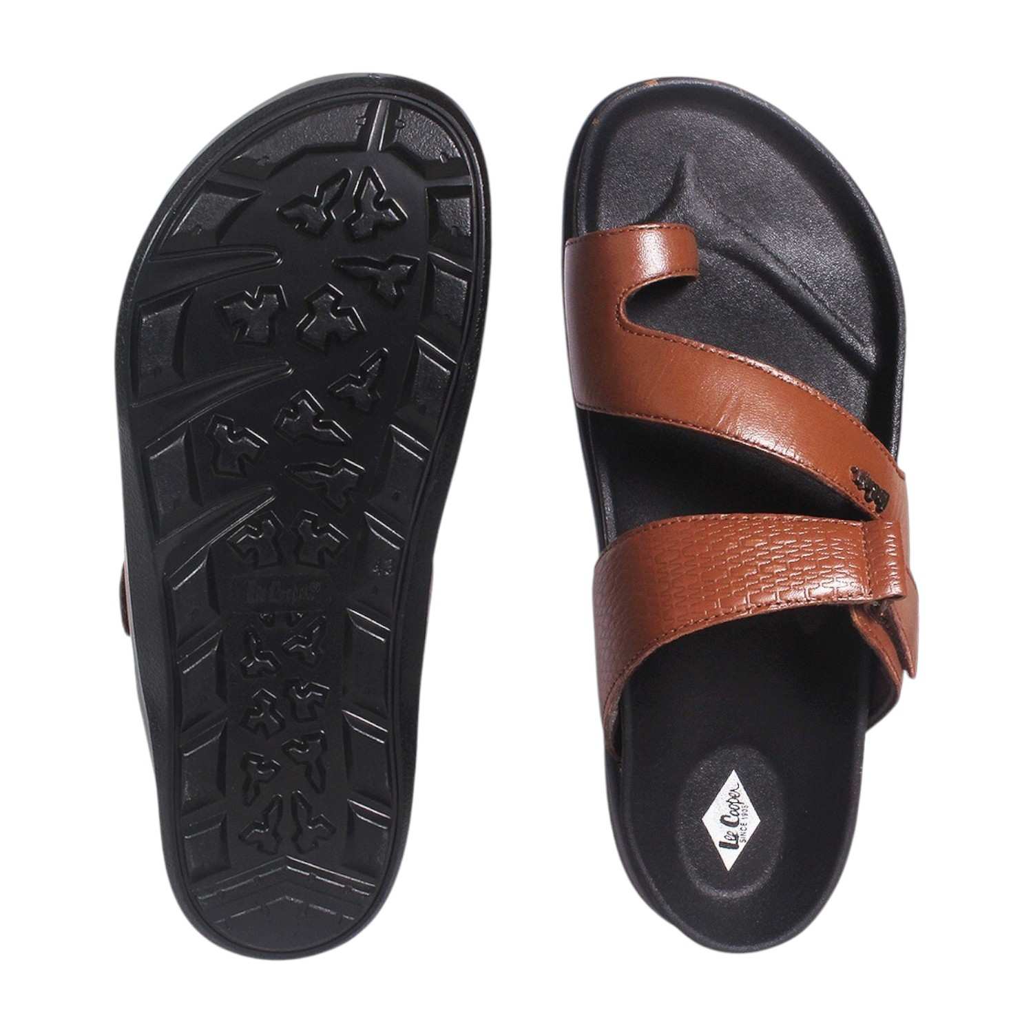 Men Brown Casual Comfort Slip-On Sandals