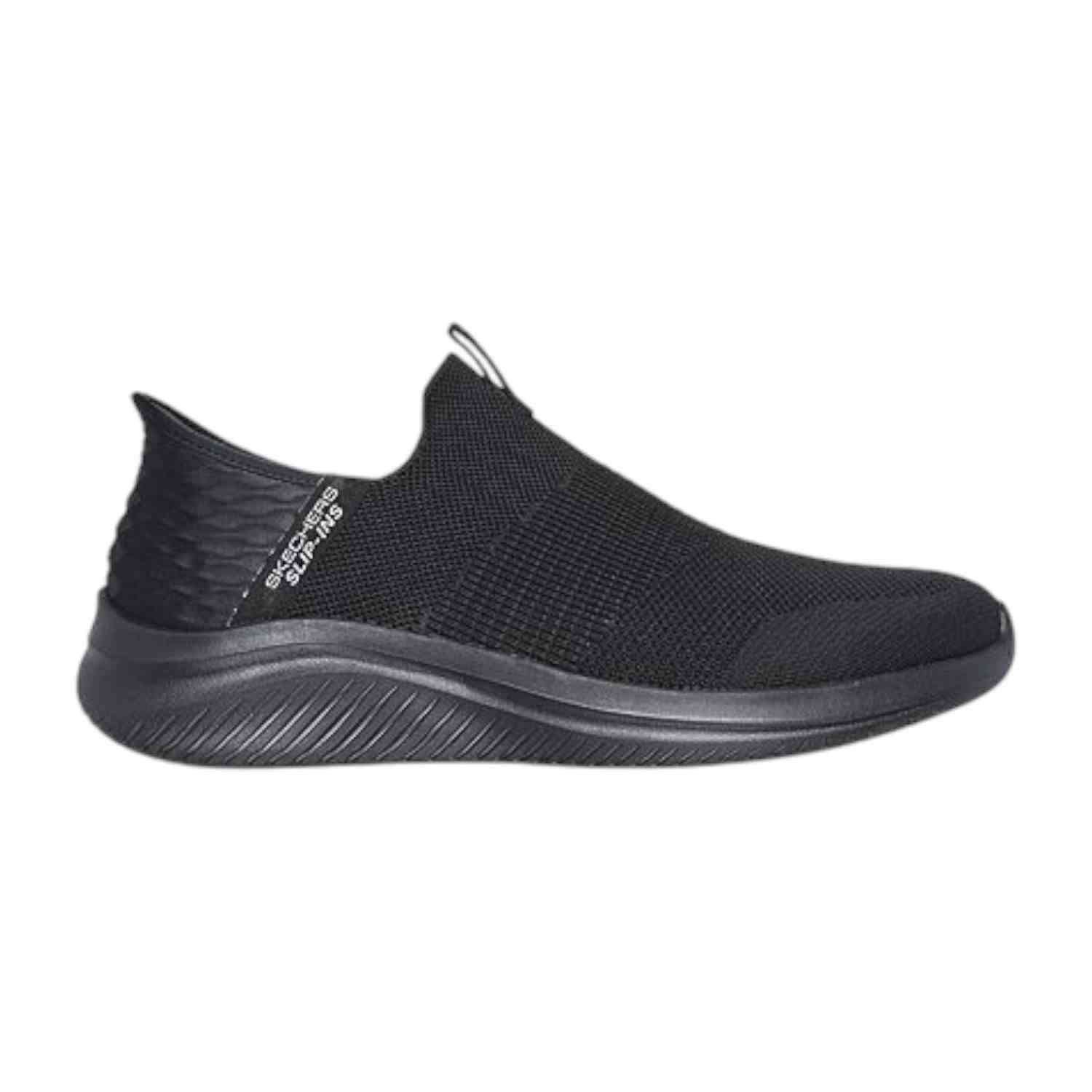 Black Men Ultra Flex 3.0-Smooth Step Slip Ins Running Shoes