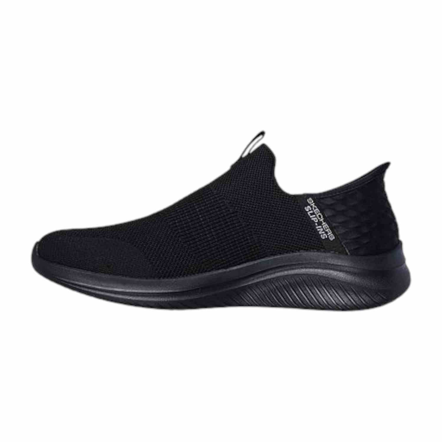 Black Men Ultra Flex 3.0-Smooth Step Running Shoes