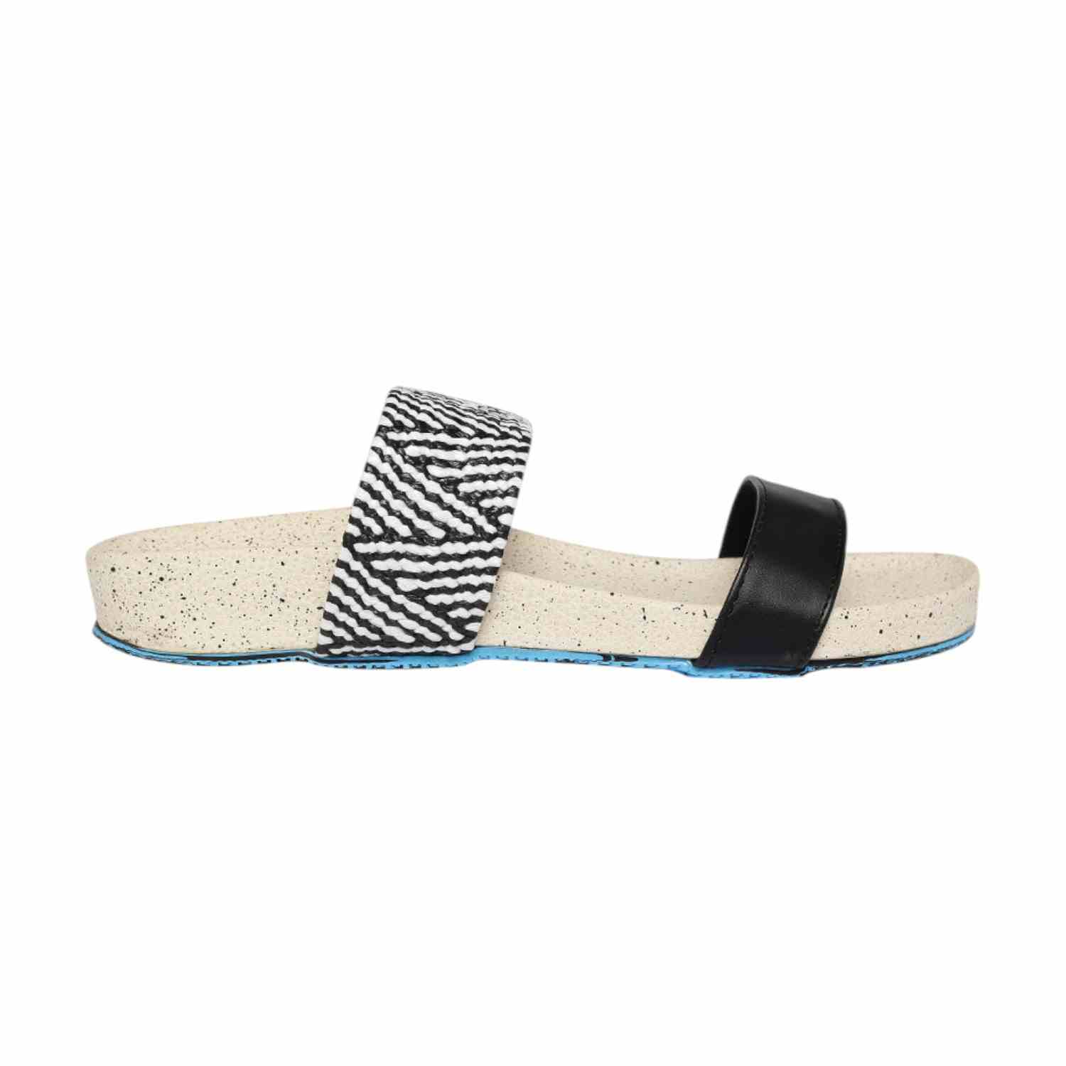 Monrow Jeviva Beige-Black Flat
