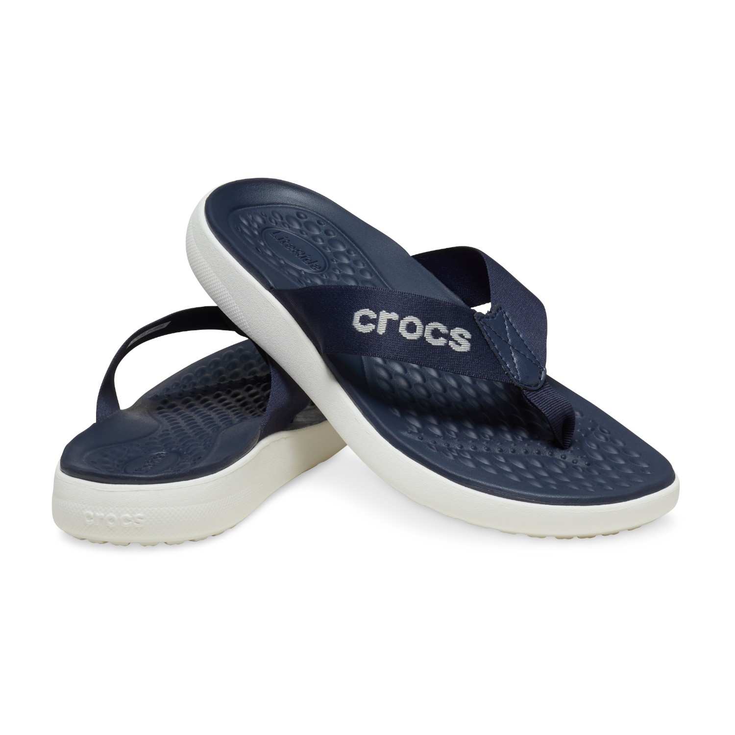 Men LiteRide Comfort Flip Flops Navy