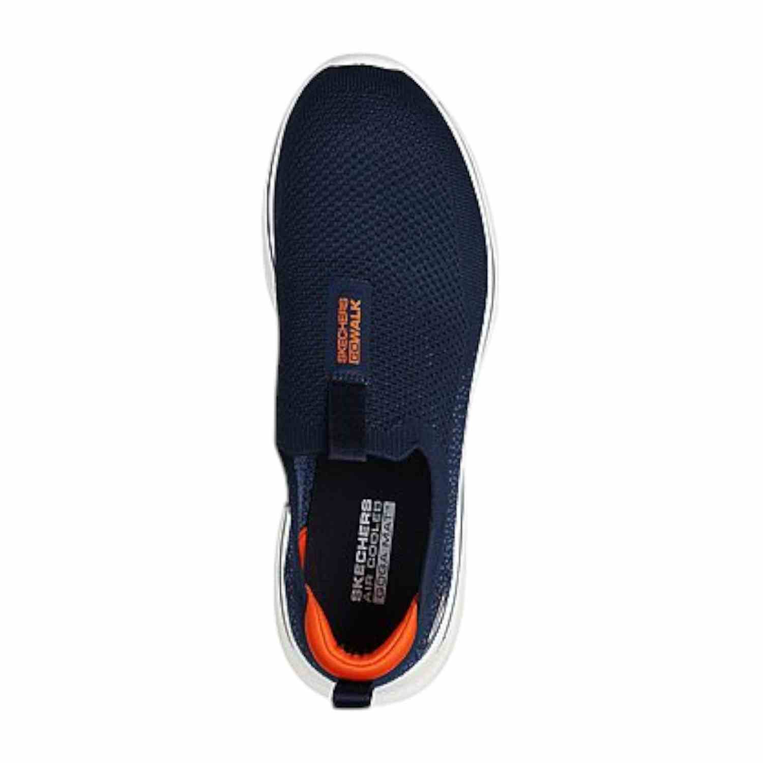 Skechers Navy-Orange Men Go Walk 7 Running Shoes