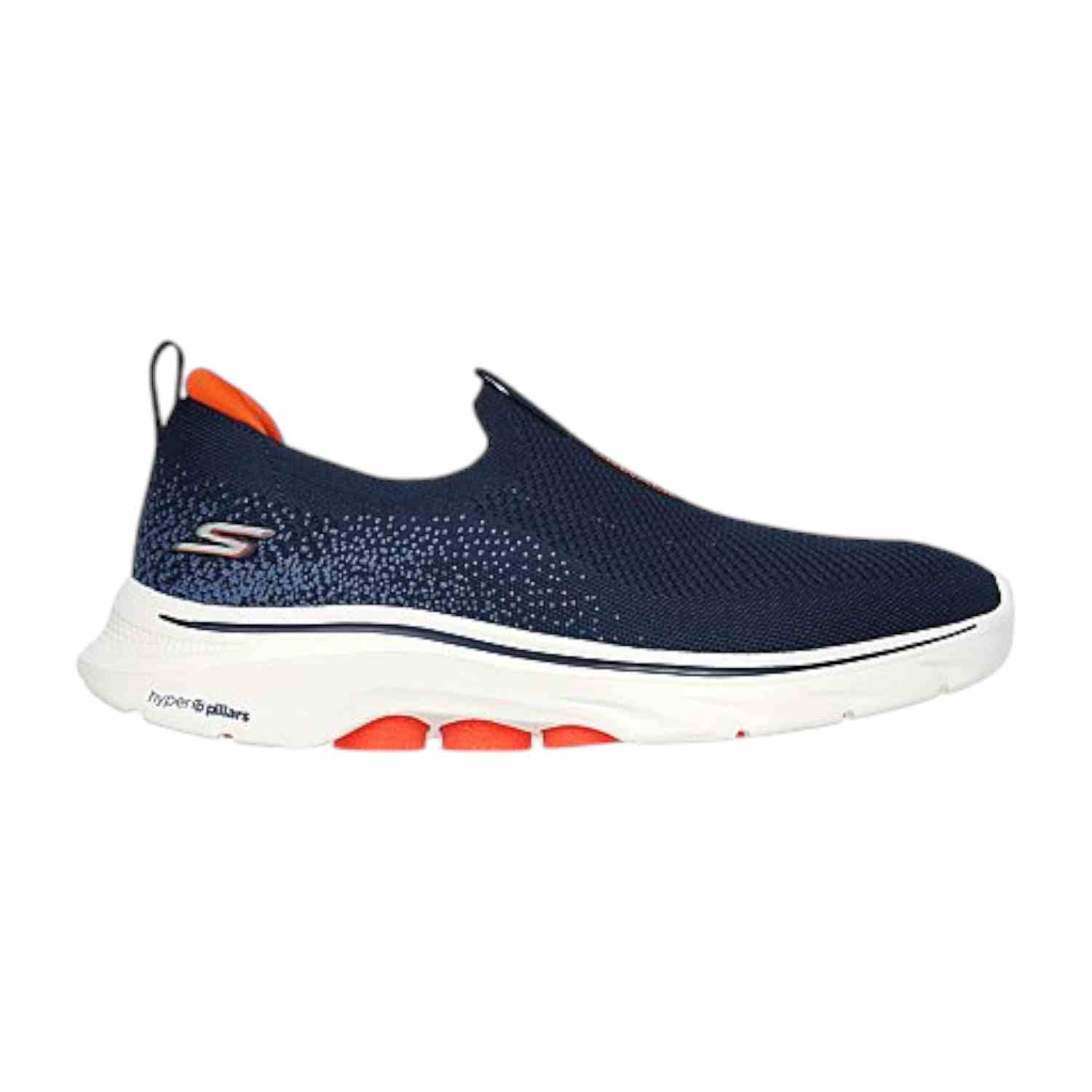 Skechers Navy-Orange Men Go Walk 7 Running Shoes