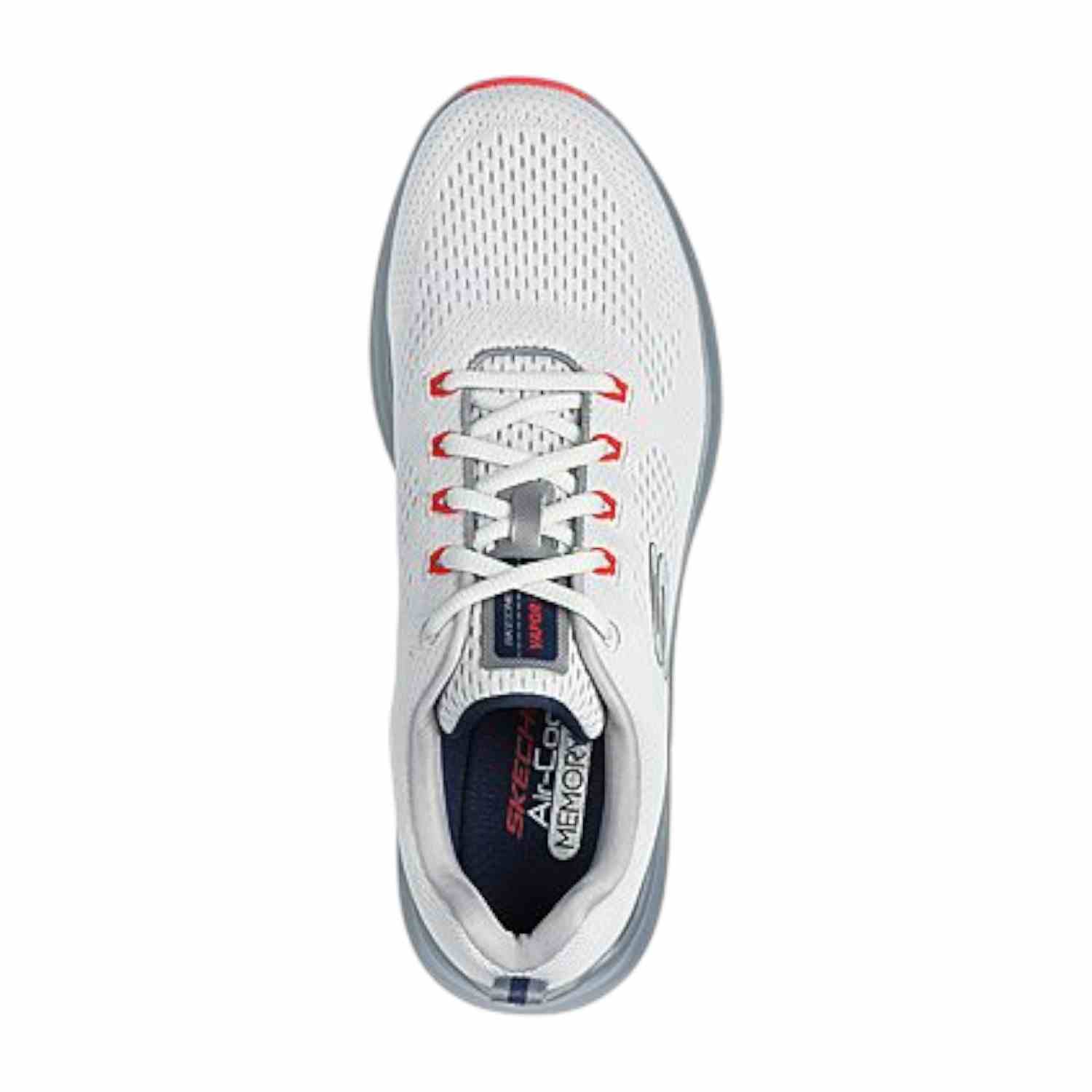 Skechers Grey-Orange Men Vapor Foam Running Shoes