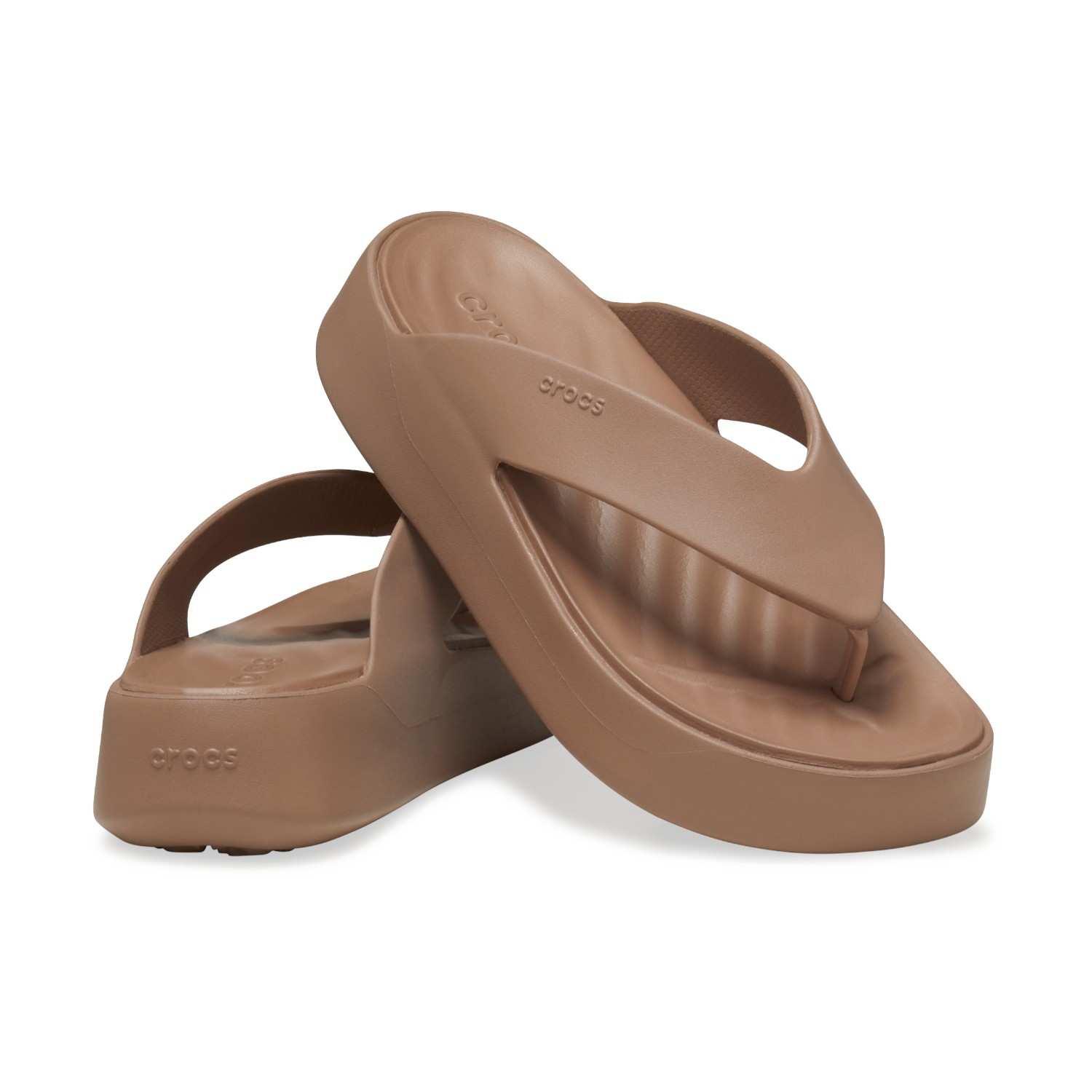 Getaway Platform Women Brown Flip Flops