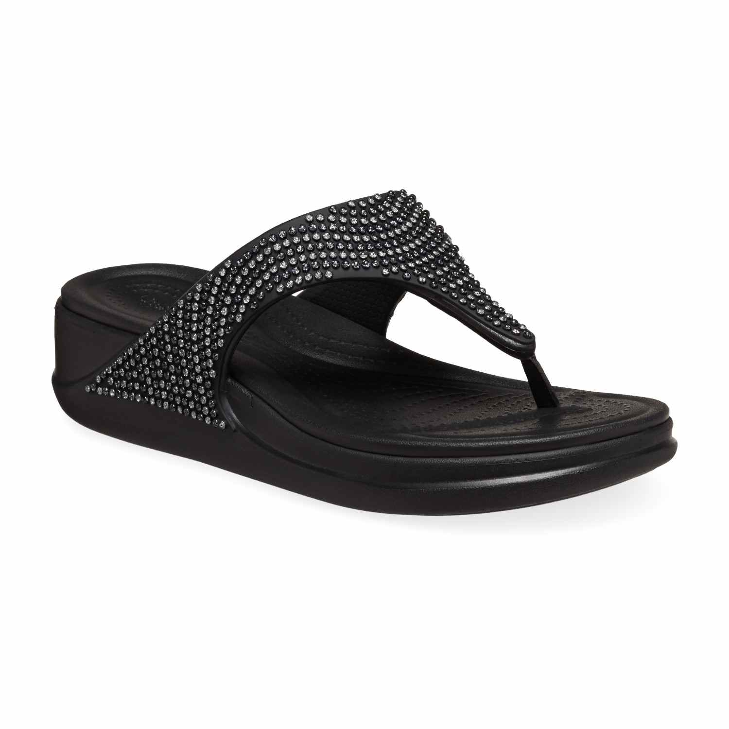 Women LiteRide Sparkle Sandals Black Crystal