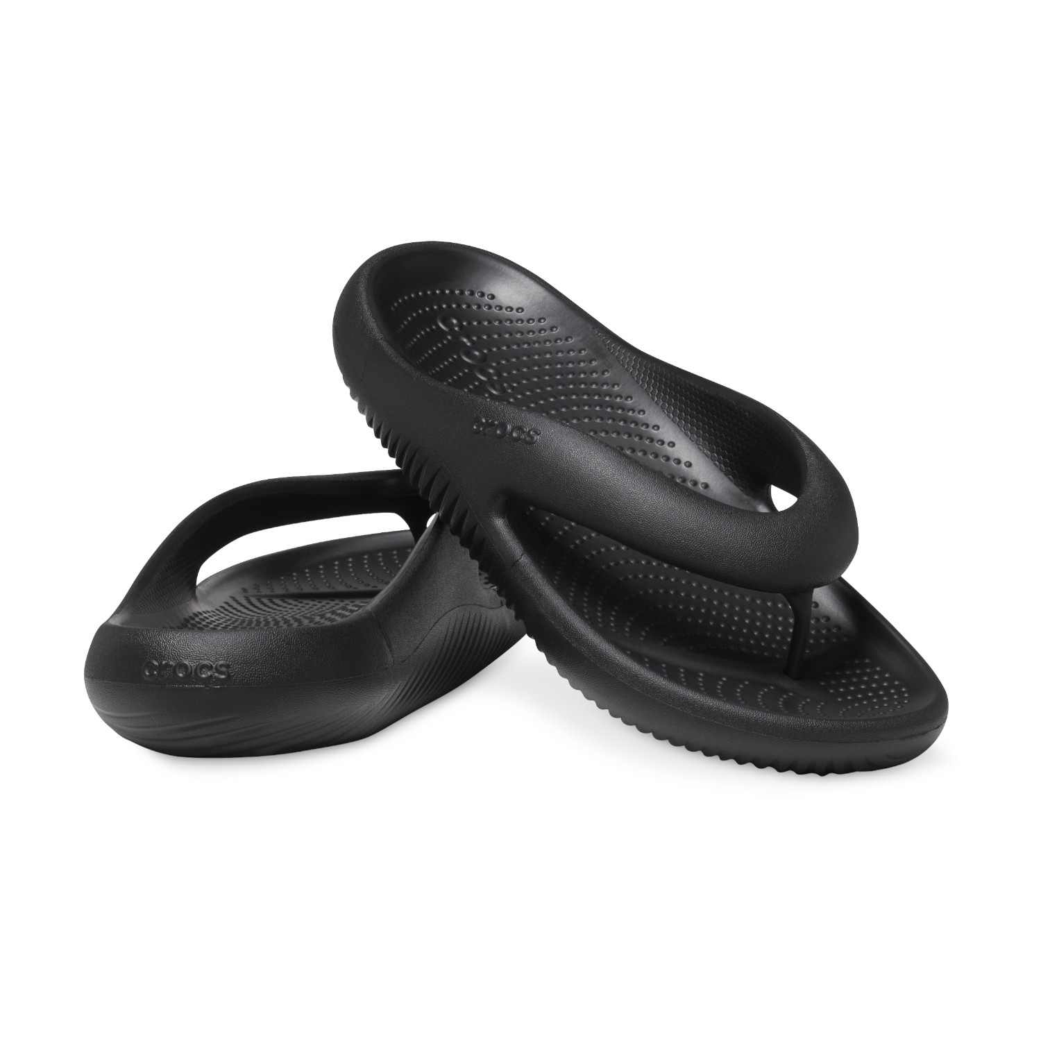 Mellow Recovery Men Black Flip Flops