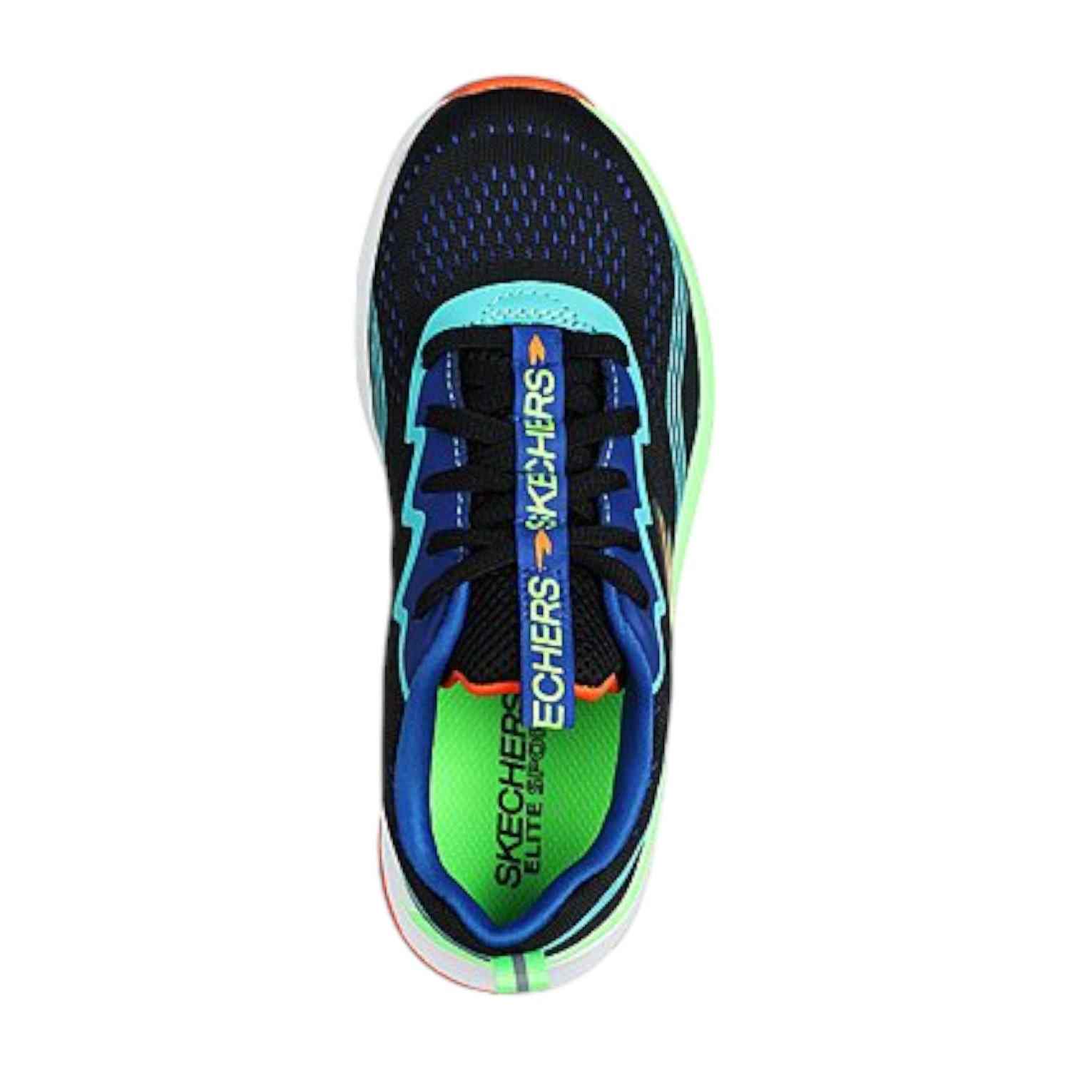 Black-Multi Boys  Elite Sport-Push-Pac Running Shoes