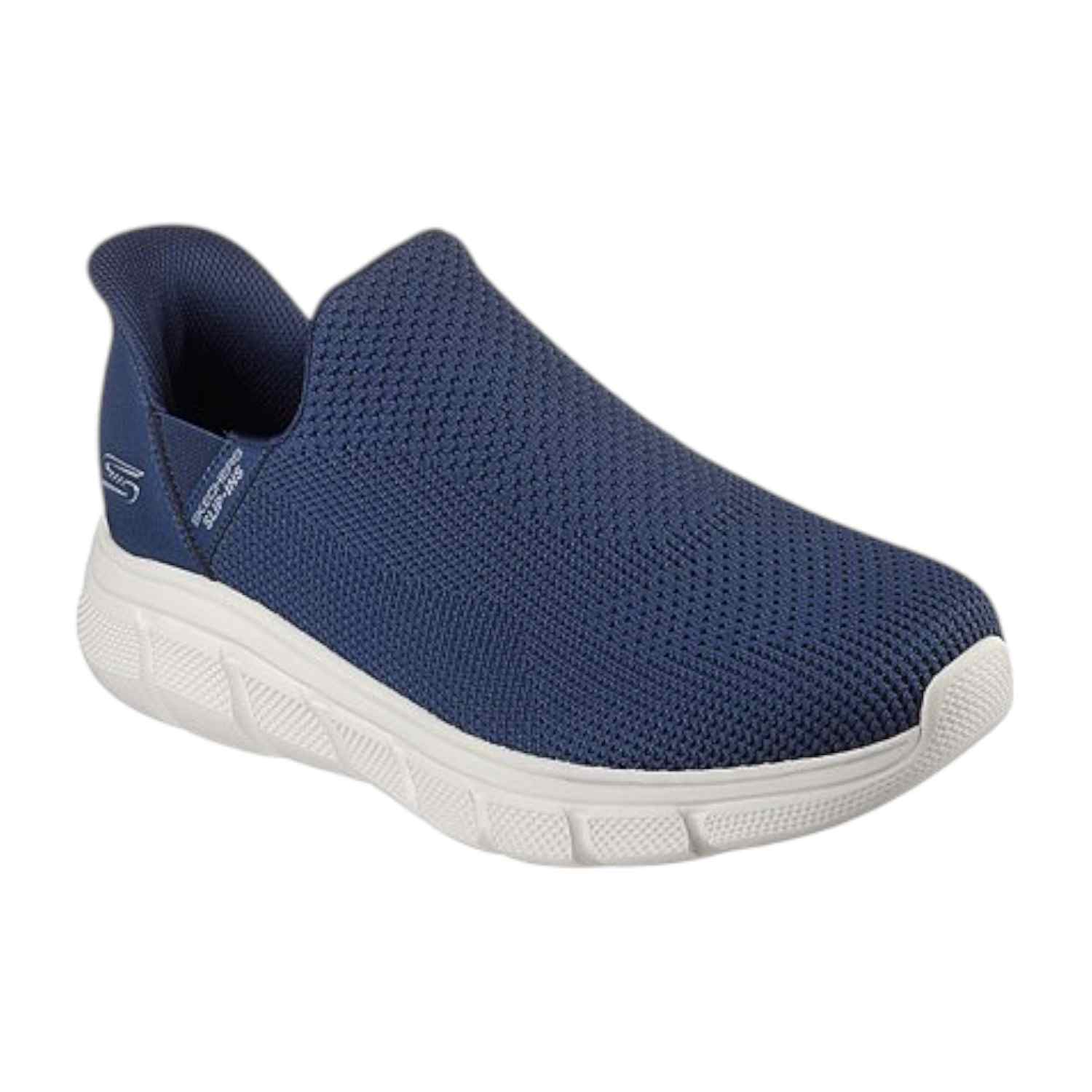 Skechers Navy Men Bobs B Flex-Resilient Edge Running Shoes