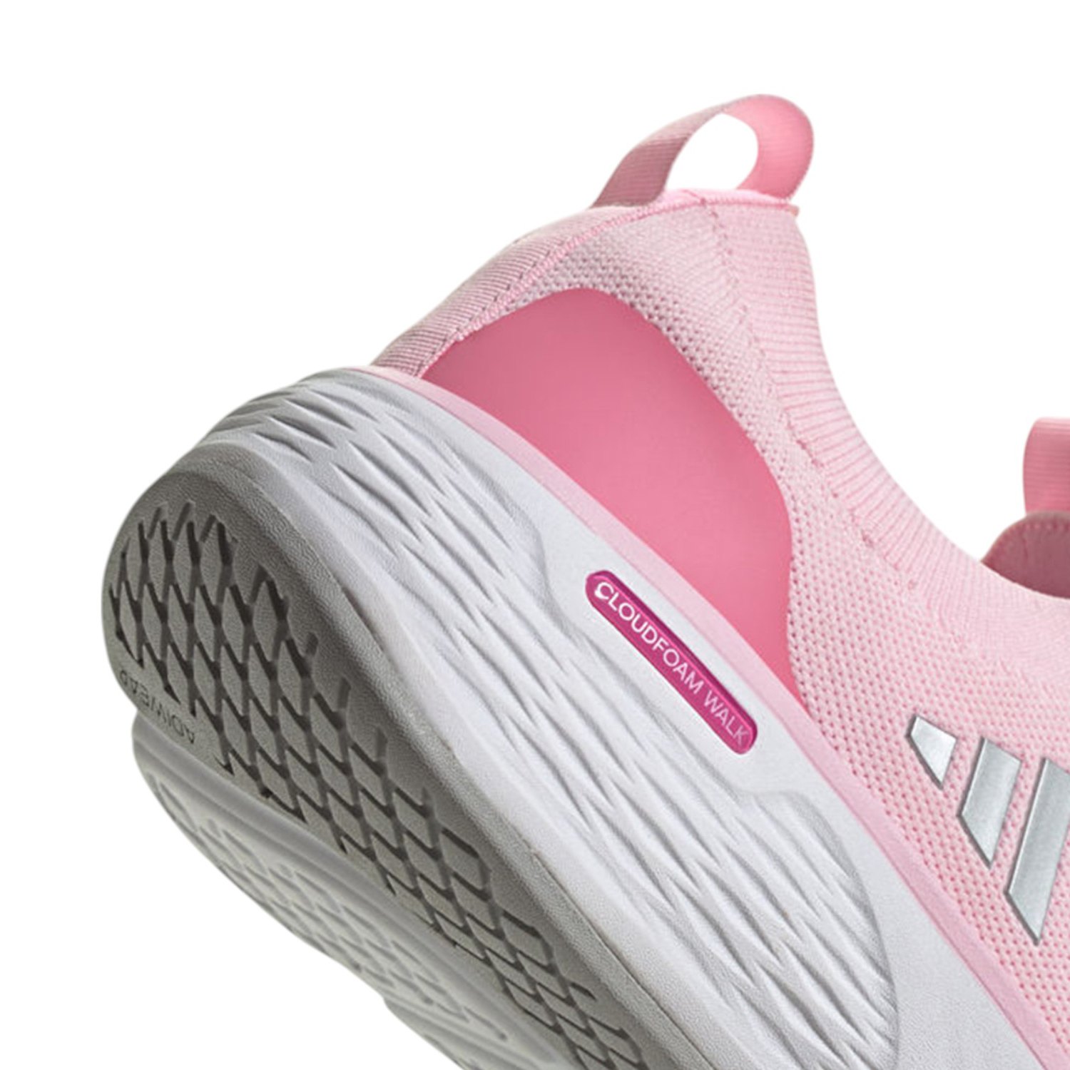 Women Cloudfoam Go Sock Pink Walking Shoes