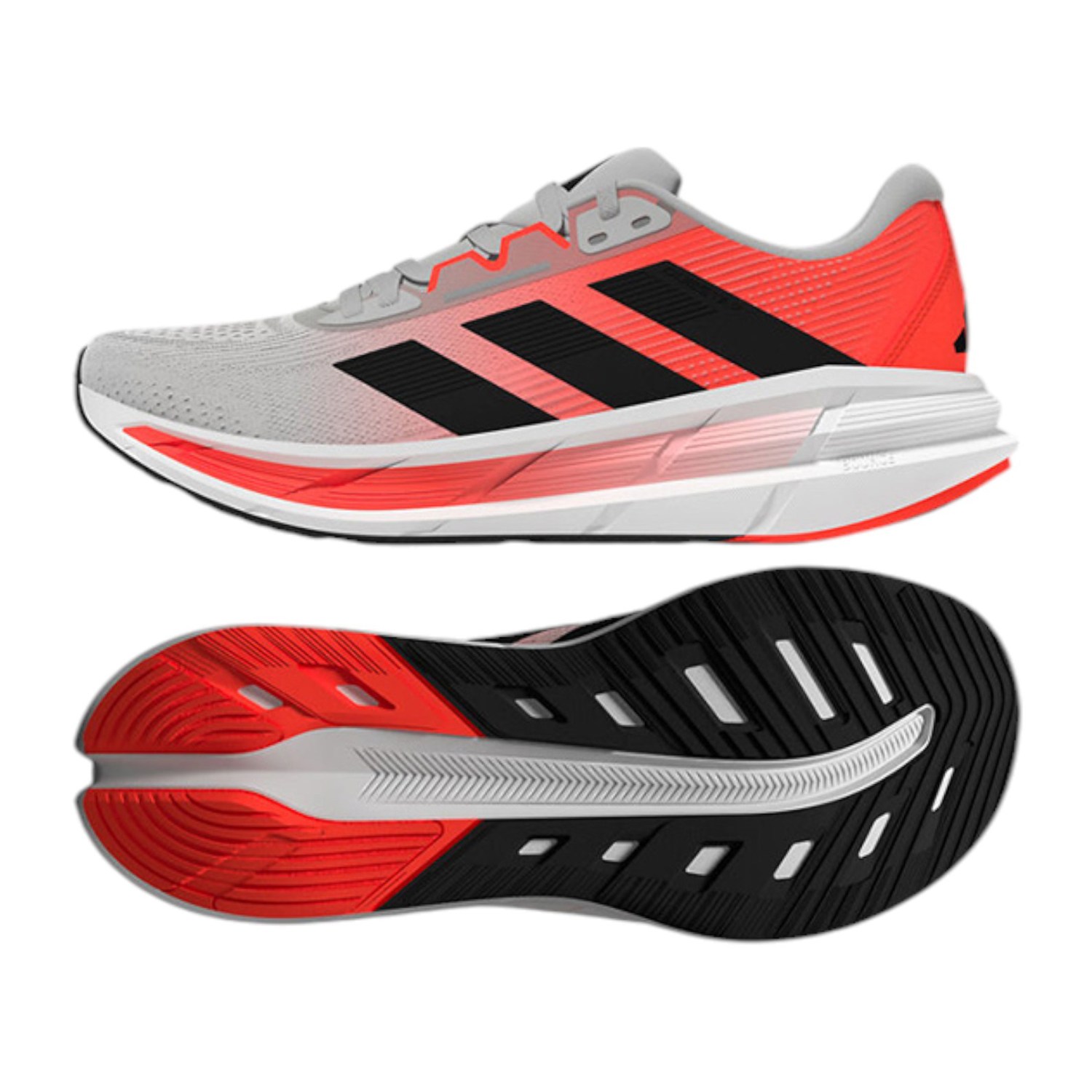 Men Questar 3 Grey Running Shoes