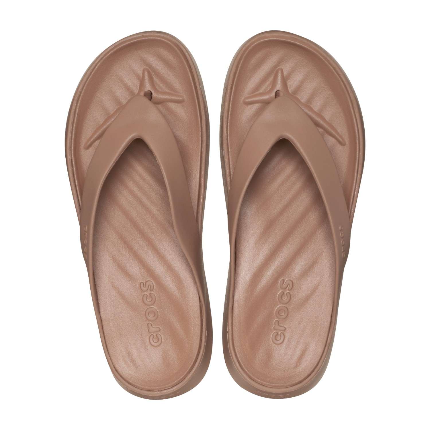 Women Classic Comfort Flip Flops Earthy Beige