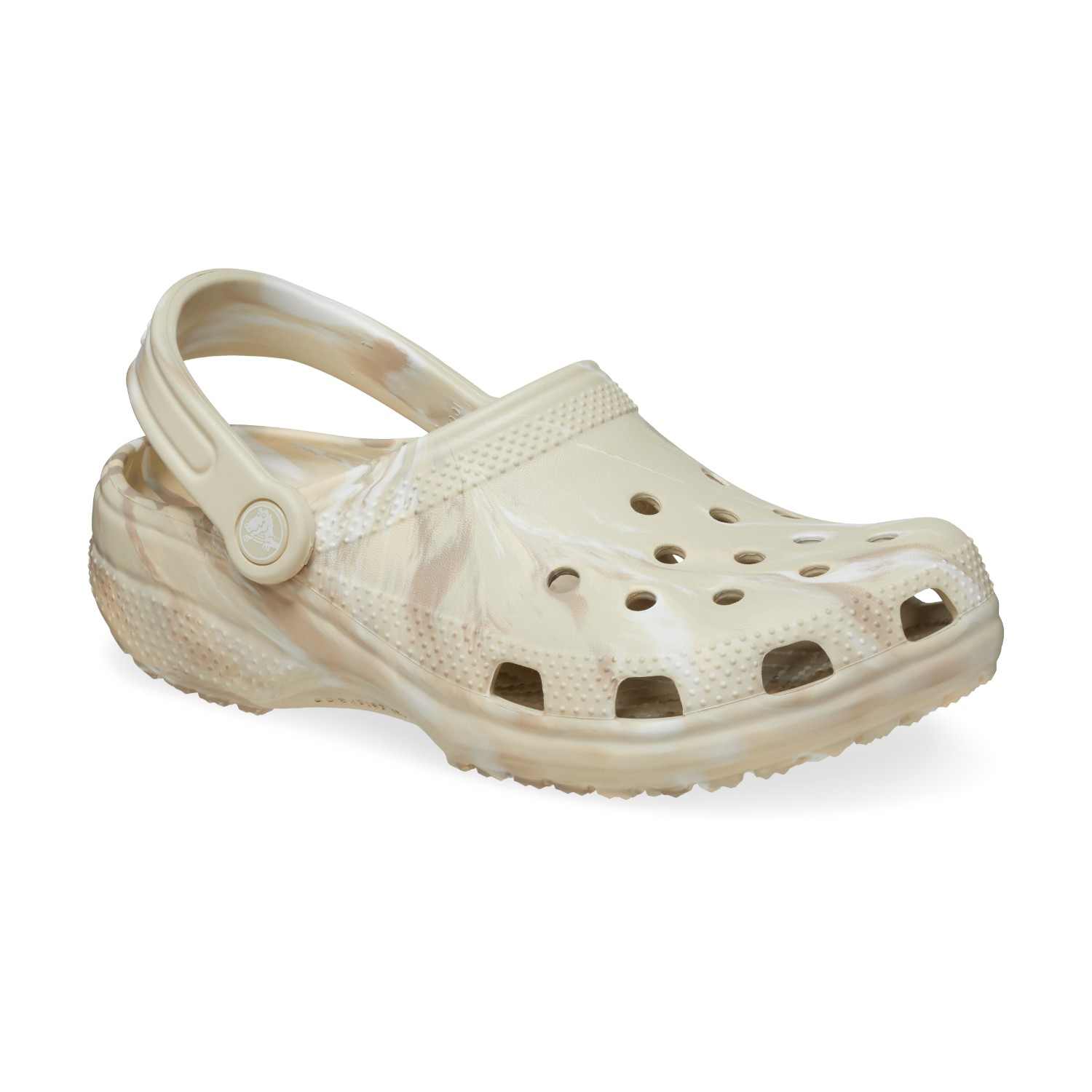 Classic Marbled Men Bone Multi Clogs