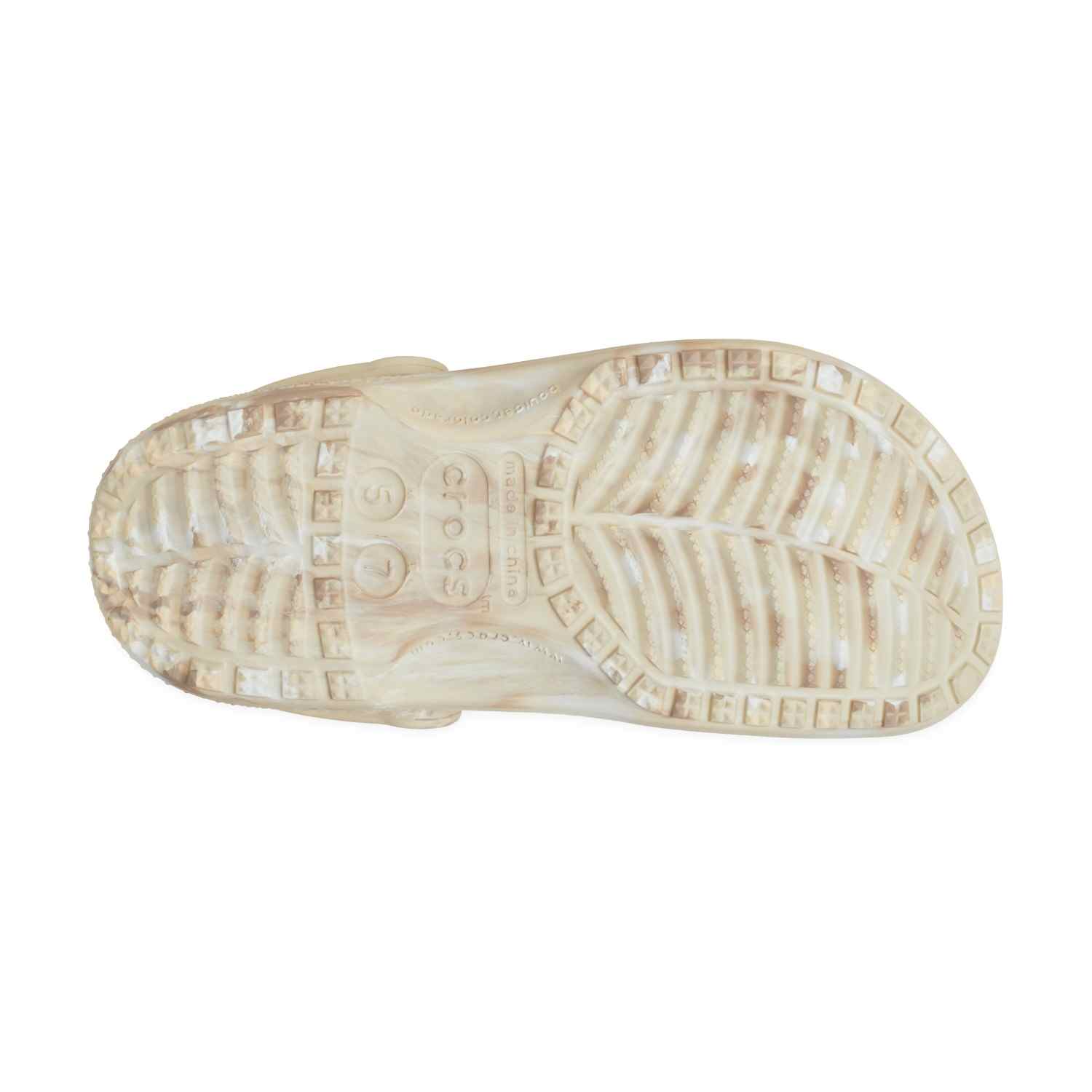Classic Marbled Men Bone Multi Clogs
