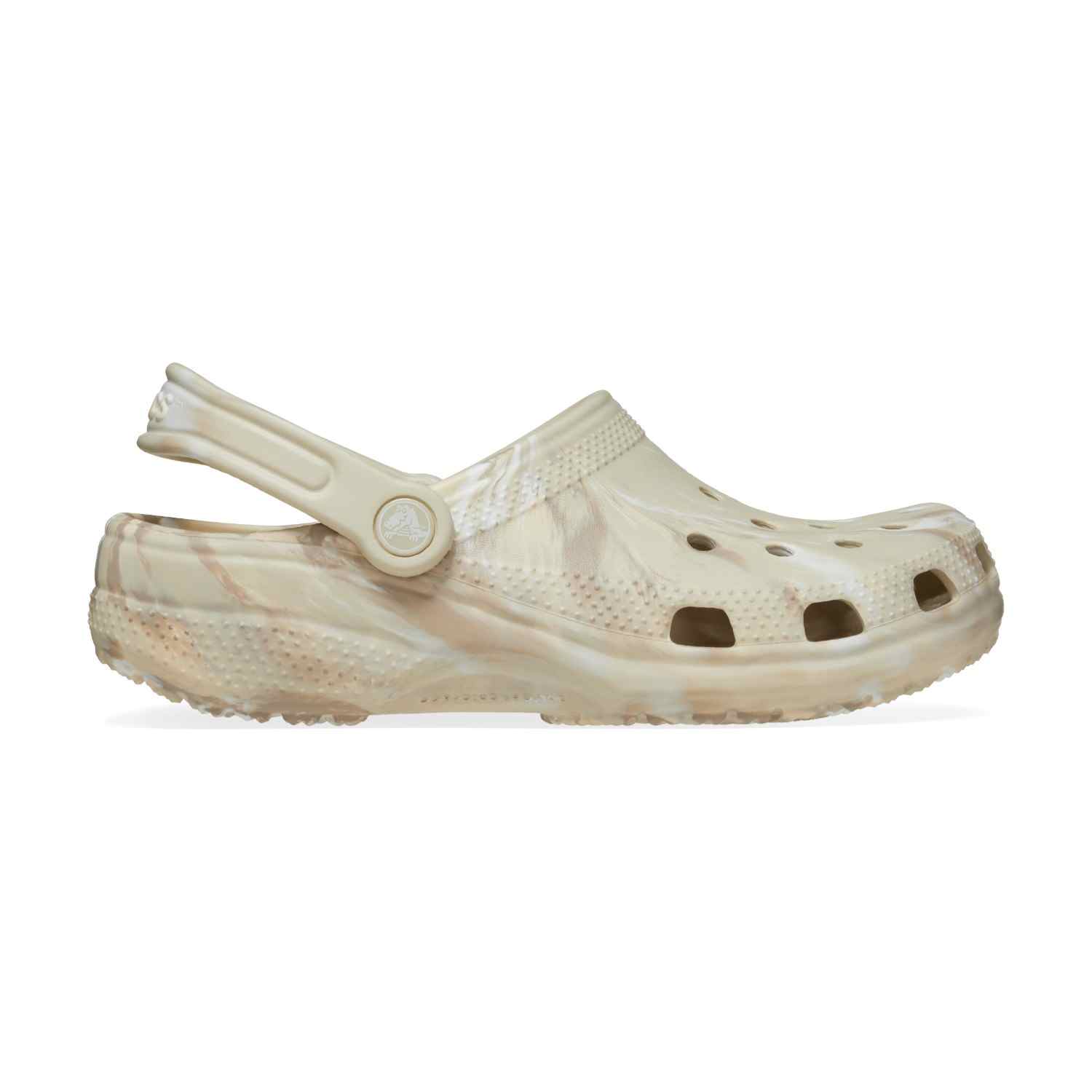Classic Marbled Men Bone Multi Clogs
