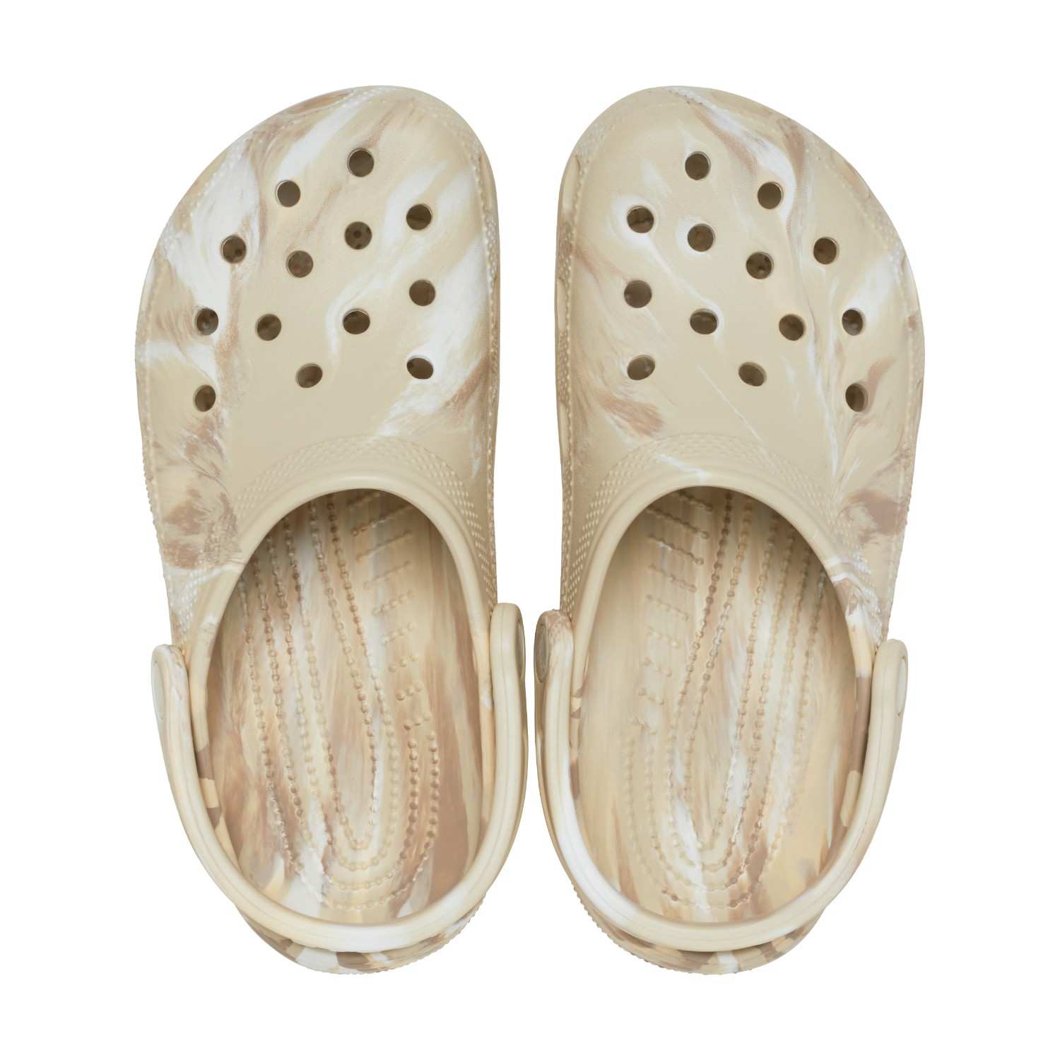 Classic Marbled Men Bone Multi Clogs
