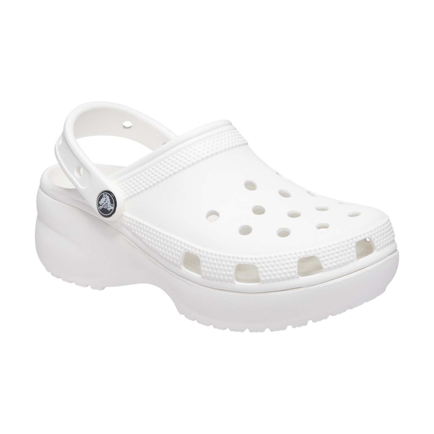 Classic Platform Women White Clogs