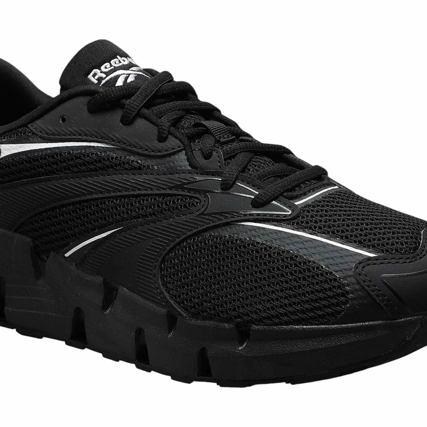 Men Black Reebok Zig Hypnotica Sneakers