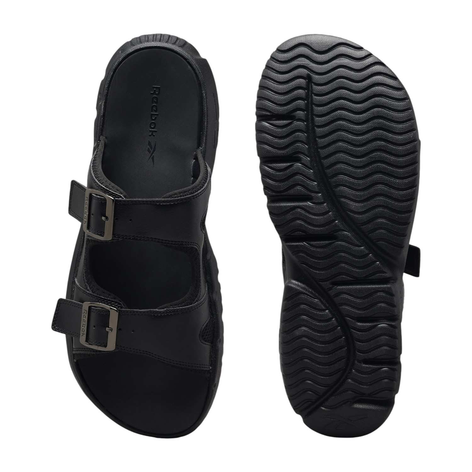 Men Black Atlas Slide - Men Black Sandals & Slippers