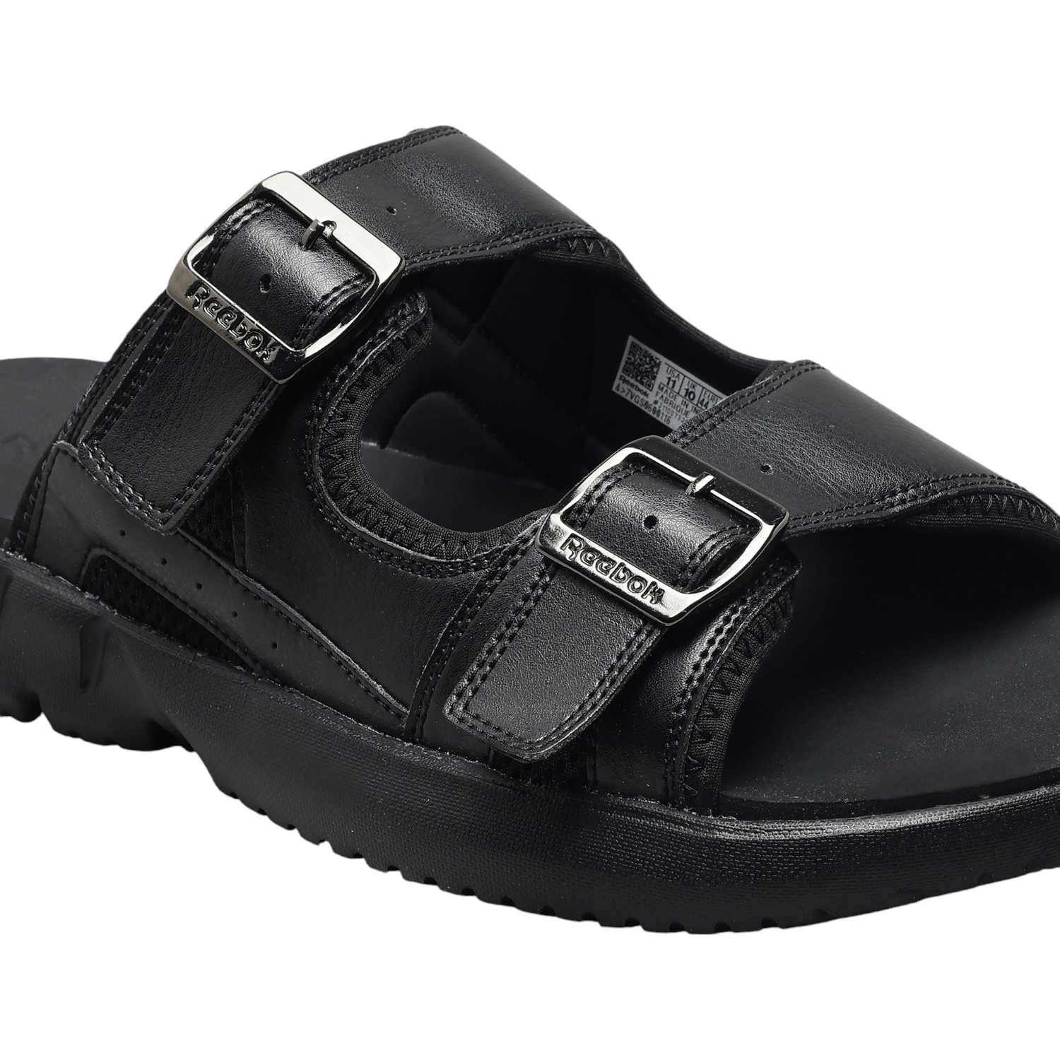 Men Black Atlas Slide - Men Black Sandals & Slippers