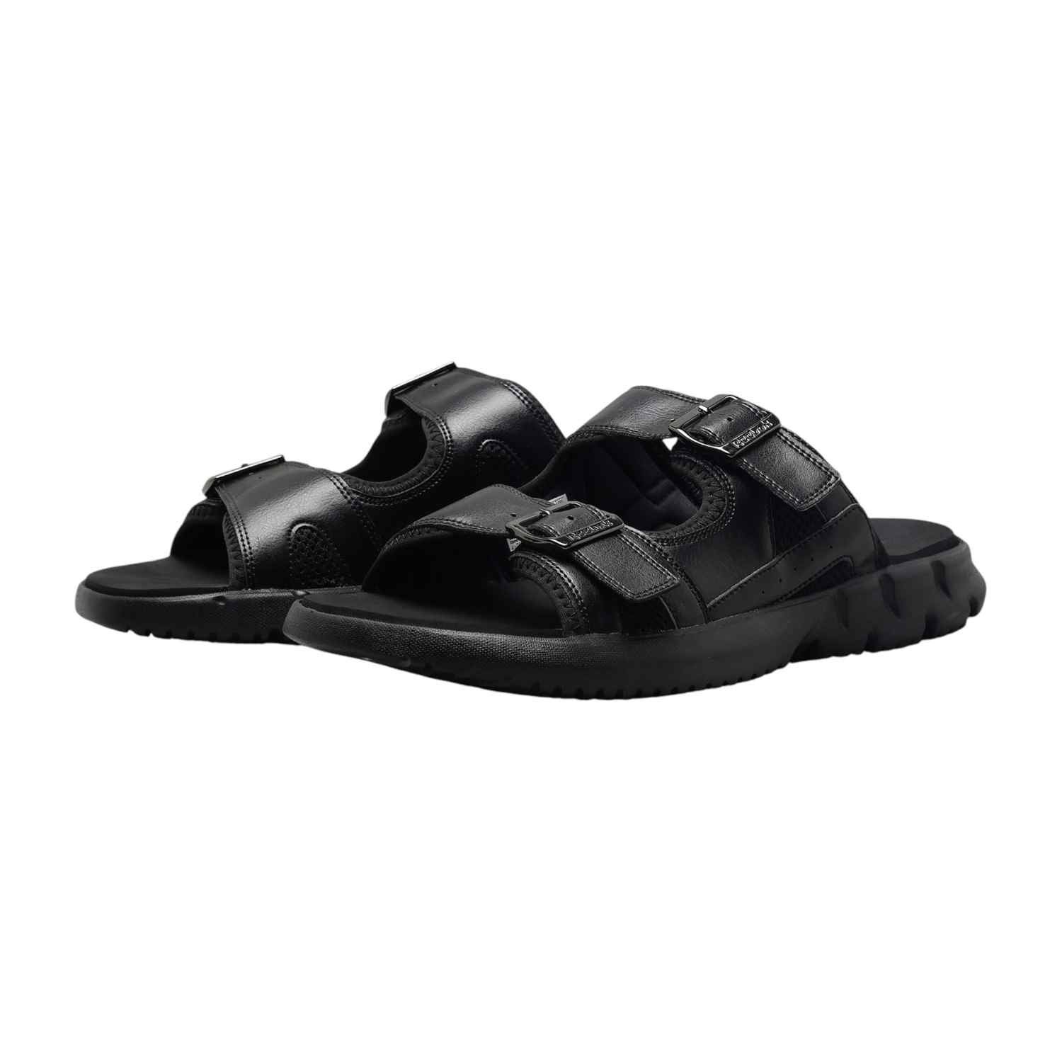 Men Black Atlas Slide - Men Black Sandals & Slippers