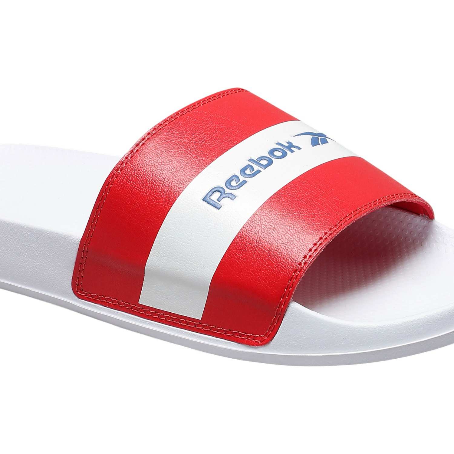 Men White Fusion Slide - Men White Sandals & Slippers