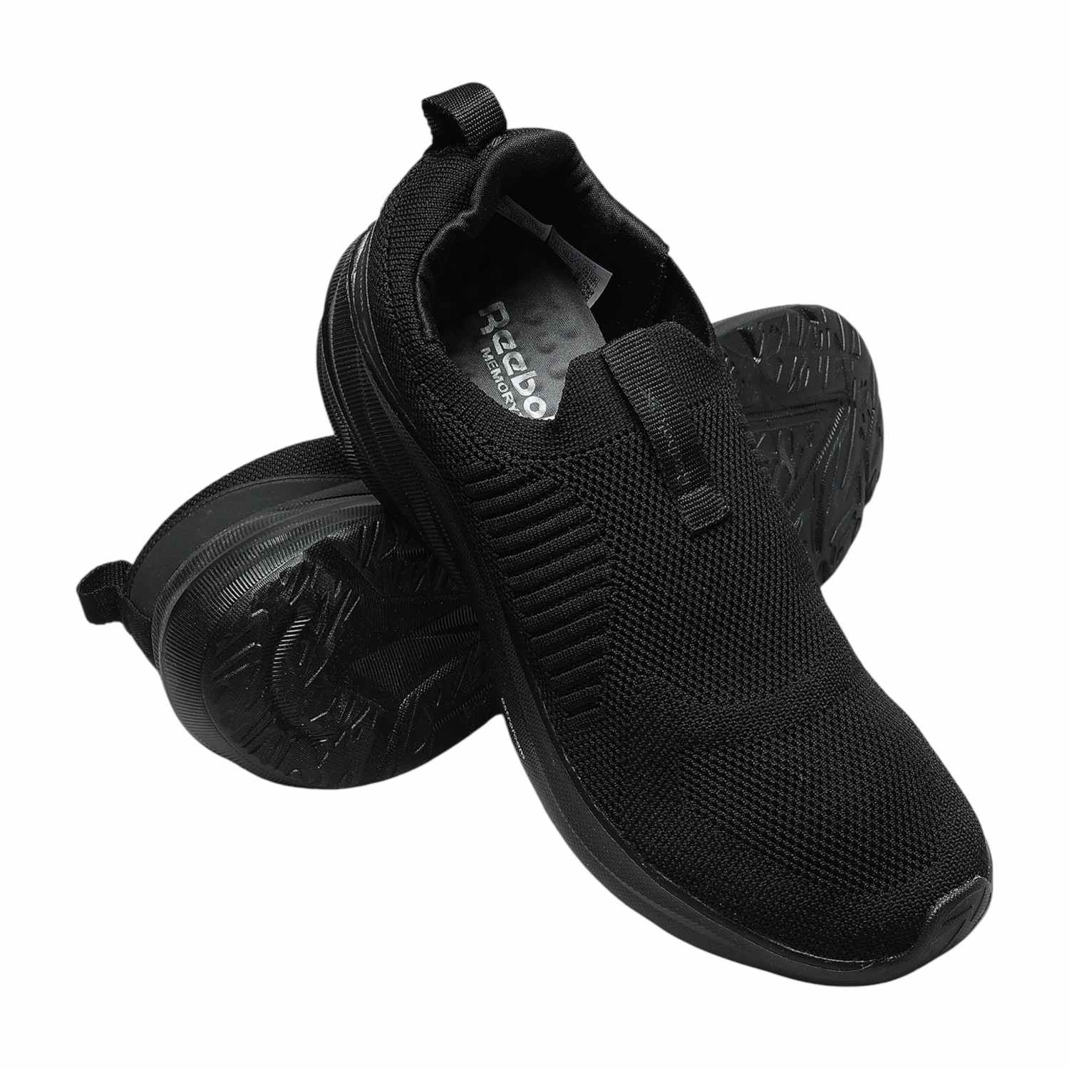 Men Black Astrofoam Auro - Men Black Walking Shoes
