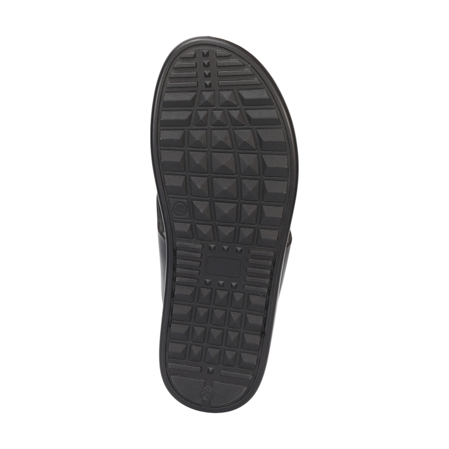 Men Black Comfort Chappal