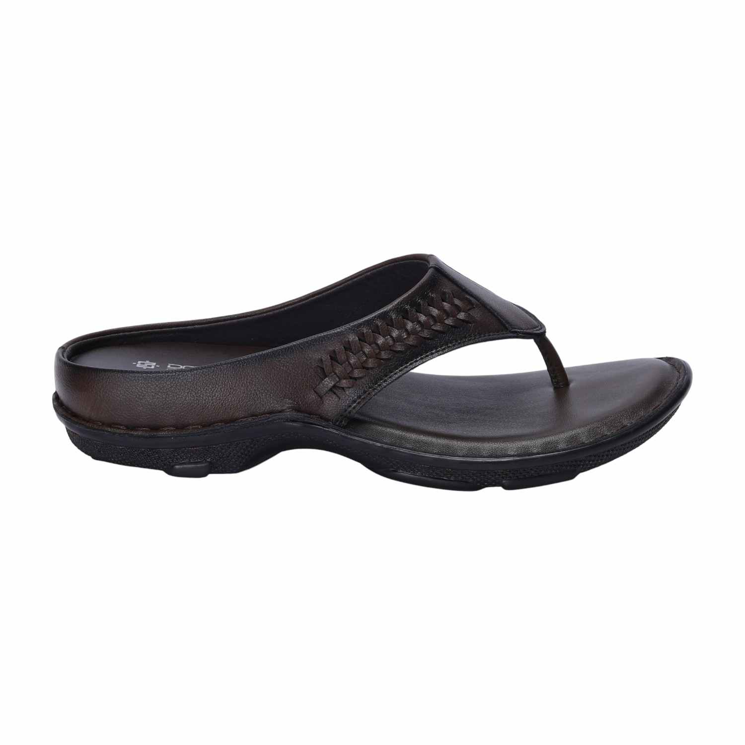 Men Brown Comfort Chappals