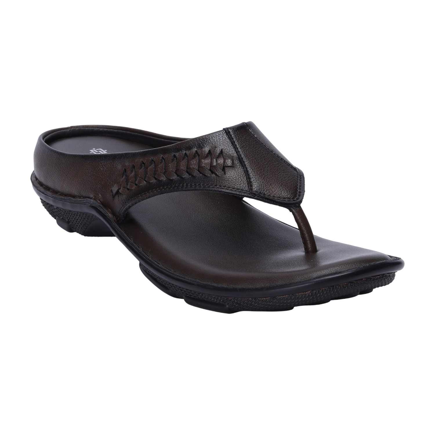Men Brown Comfort Chappals