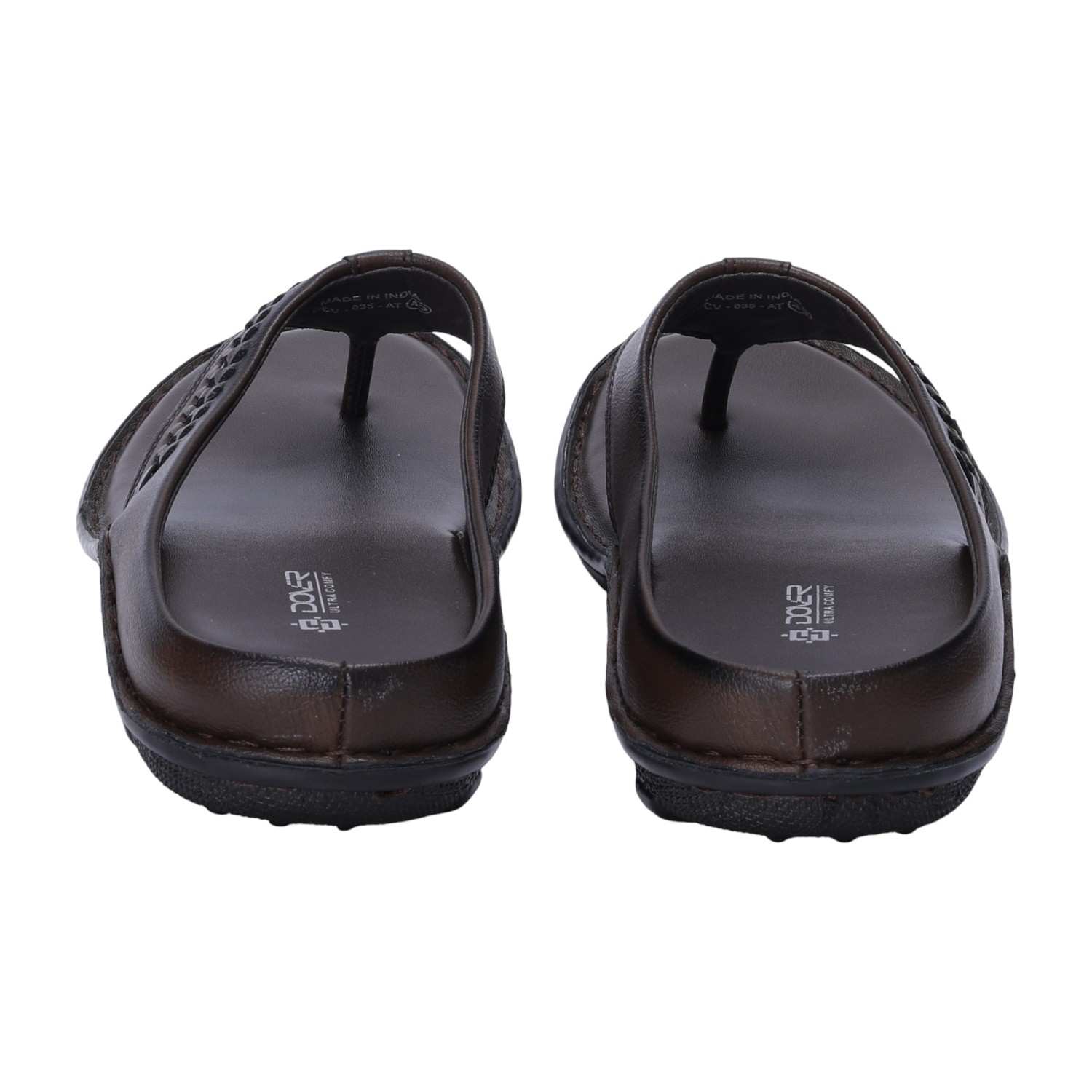 Men Brown Comfort Chappals