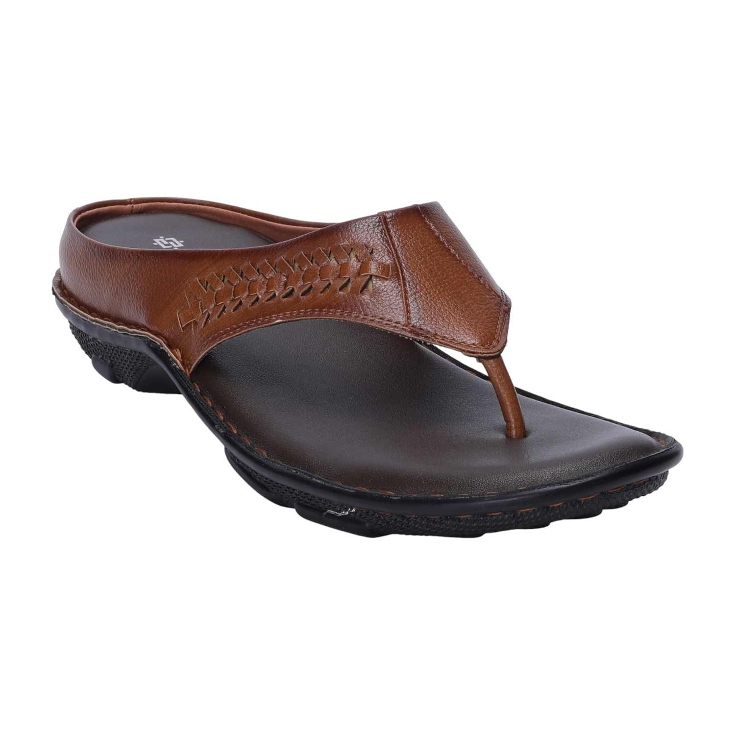 Men Tan Comfort Chappals